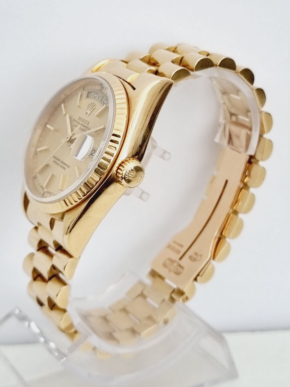 Rolex - Ref. 18038 - Day-Date - President - Full Gold - Vintage - Year 1980