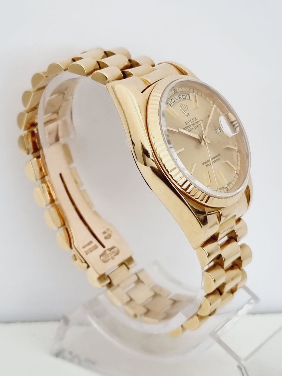 Rolex - Ref. 18038 - Day-Date - President - Full Gold - Vintage - Year 1980