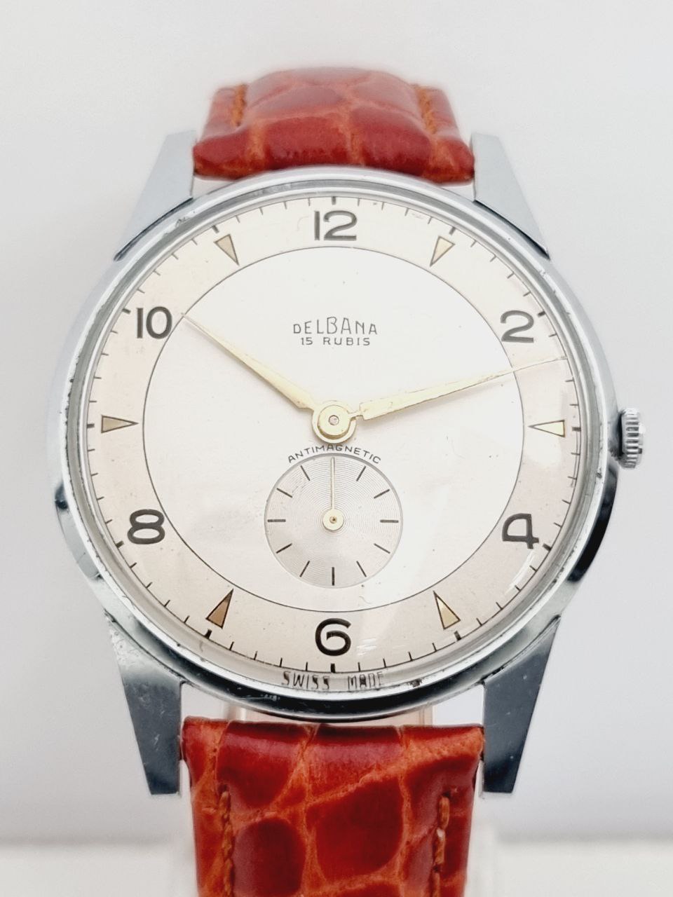 Delbana Watch Vintage Sector Dial