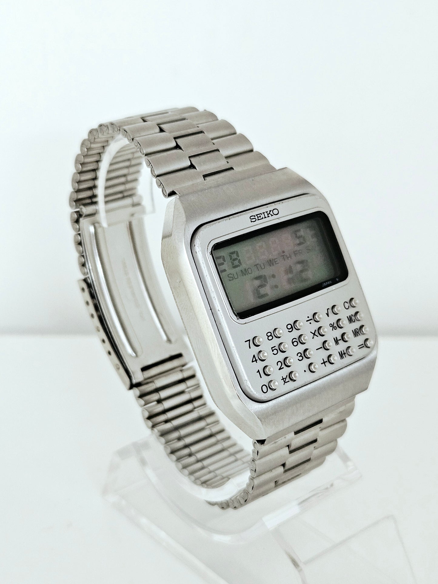 Seiko - Ref-C153-5011 - LCD Watch - First Calculator - Vintage 1978