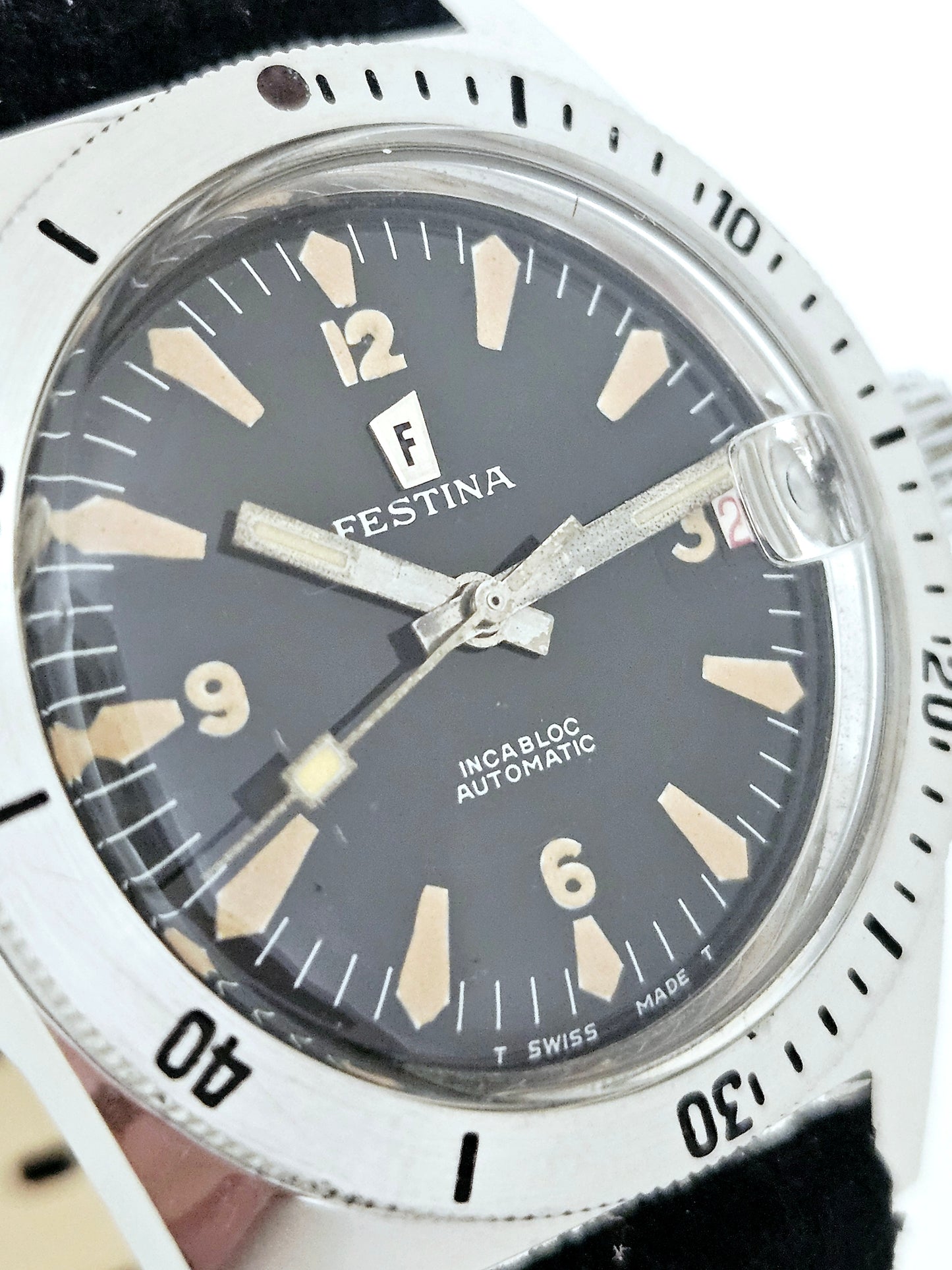 Festina - Skin Diver 600 Feet - Automatico - Steel Case - TSwissT