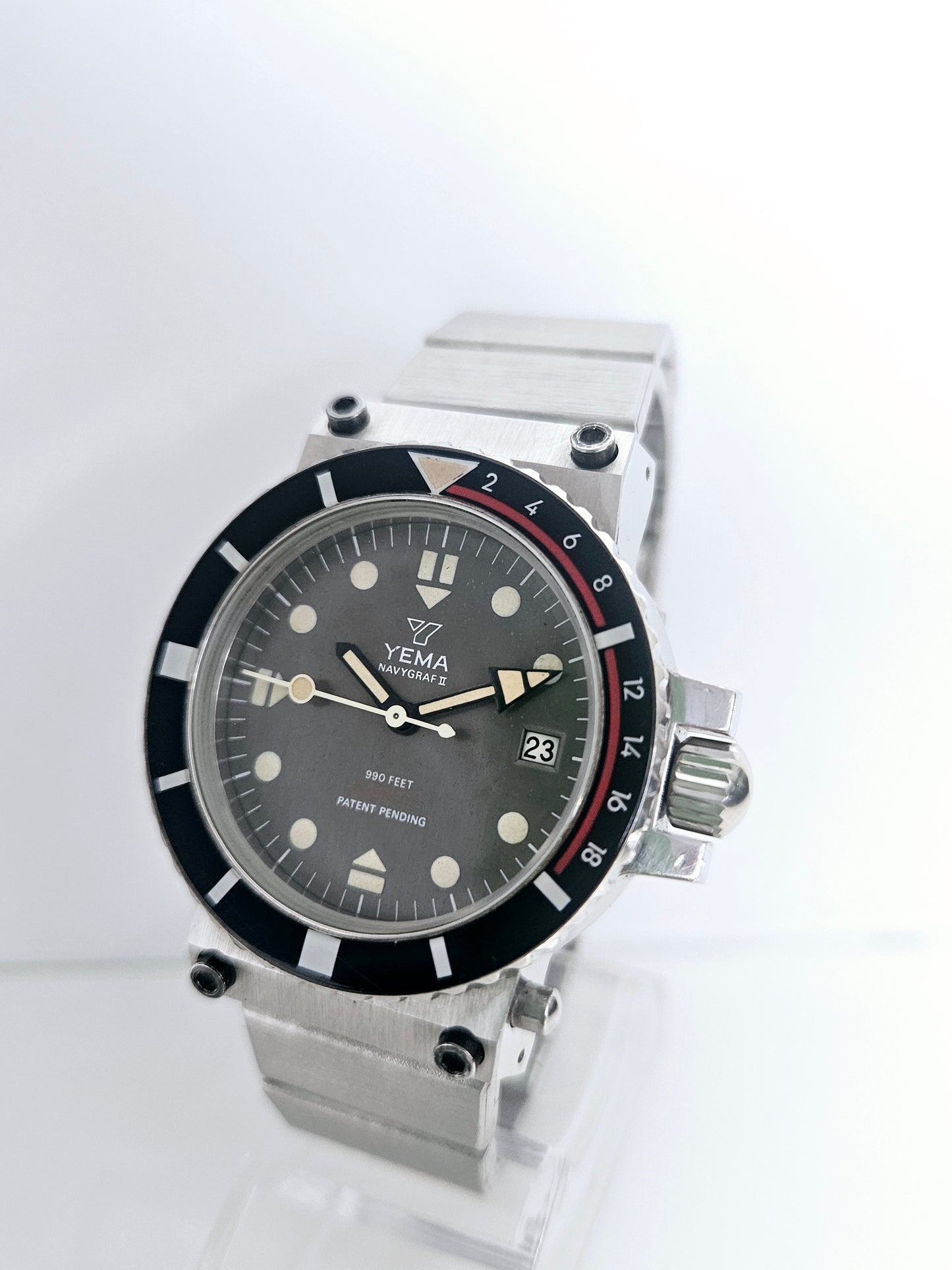 Yema Navygraf II -Automatic -Ref. 55.025.6 - Vintage Diver Breveté