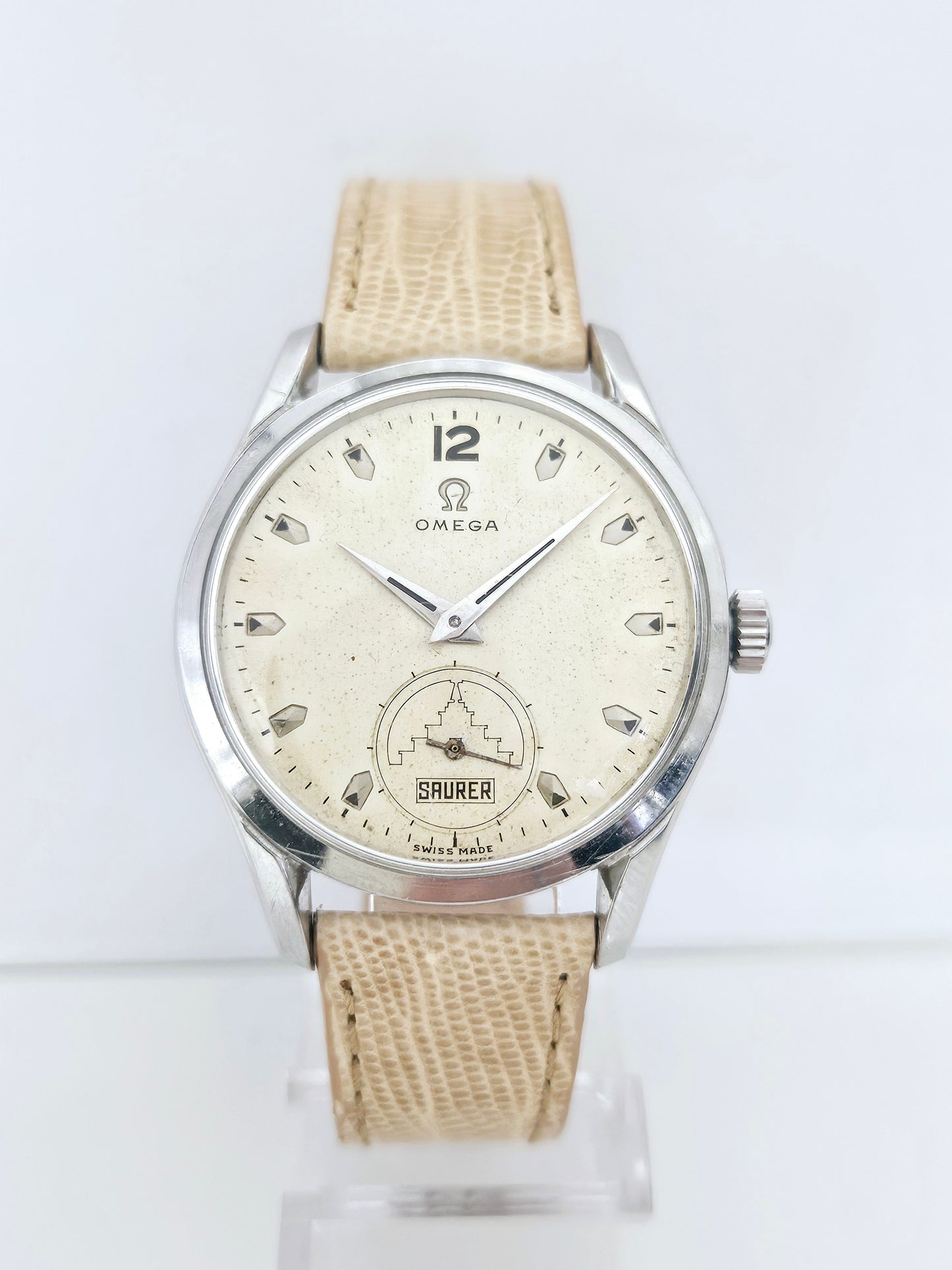 Omega - SAURER - Ref. 2639-10 - Signed Dial