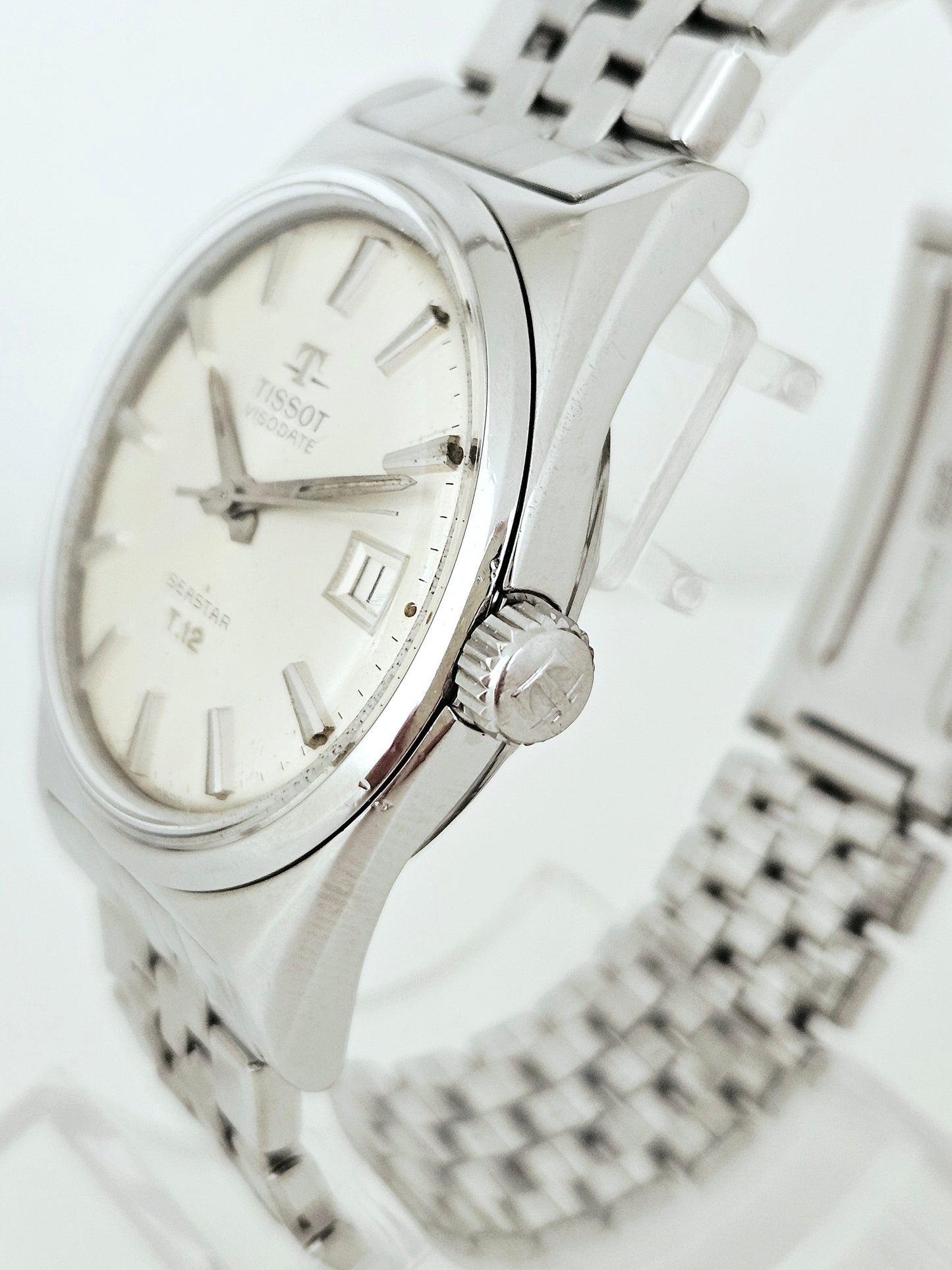 Tissot - Seastar Visodate T-12 - Ref. - 41512/42512-3 - Gay Freres Bracelet - Vintage Watch