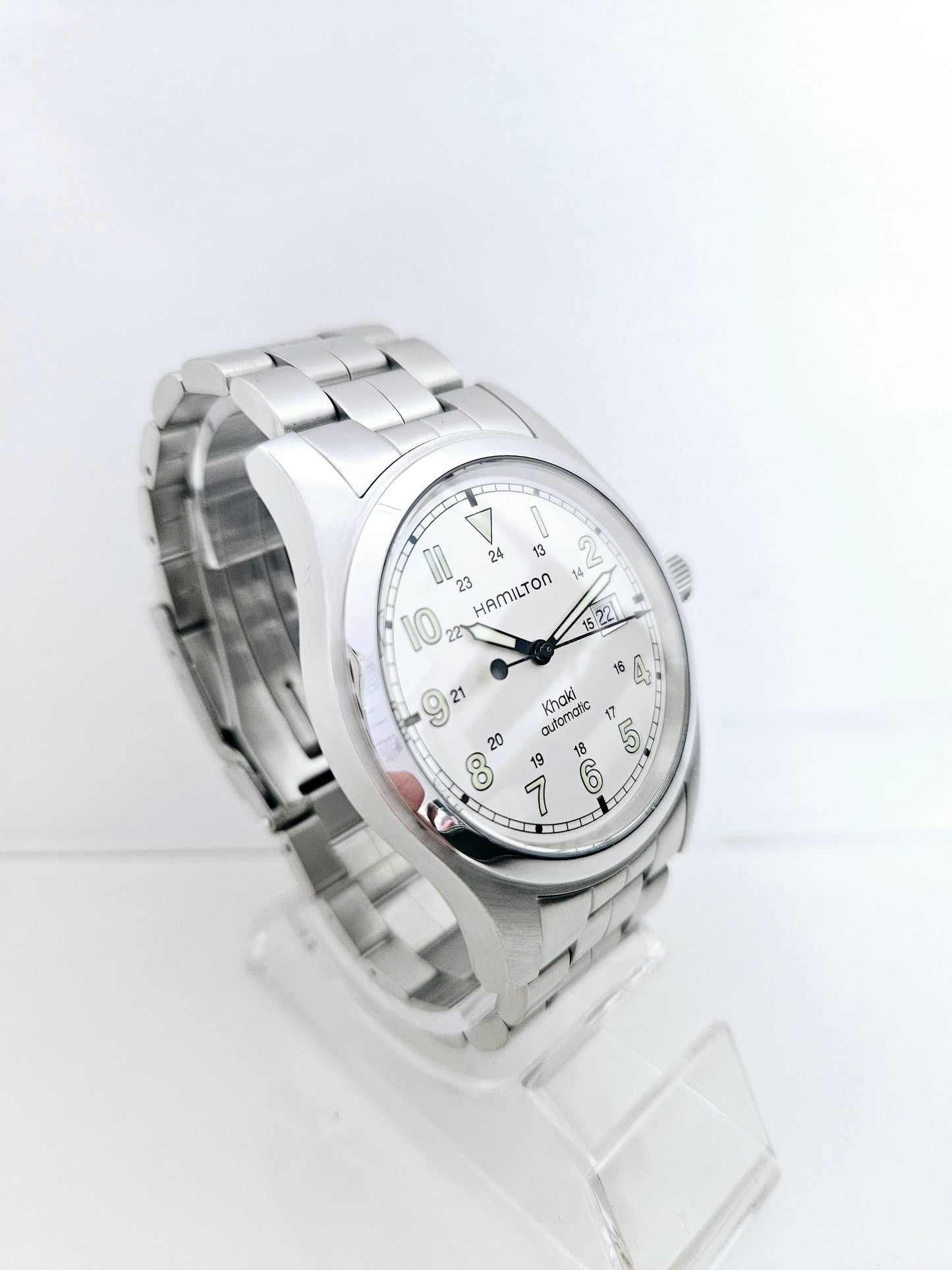 Hamilton - Khaki - Automatico- Ref.041330 - 24h/12h Dial - 42mm