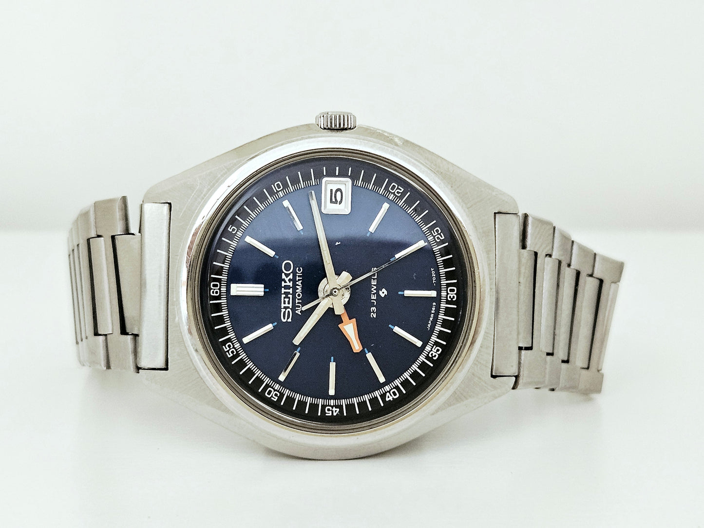 Seiko - Ref. 5619-7010 - DuoTime - Rare GMT - Vintage Watch- Automatic