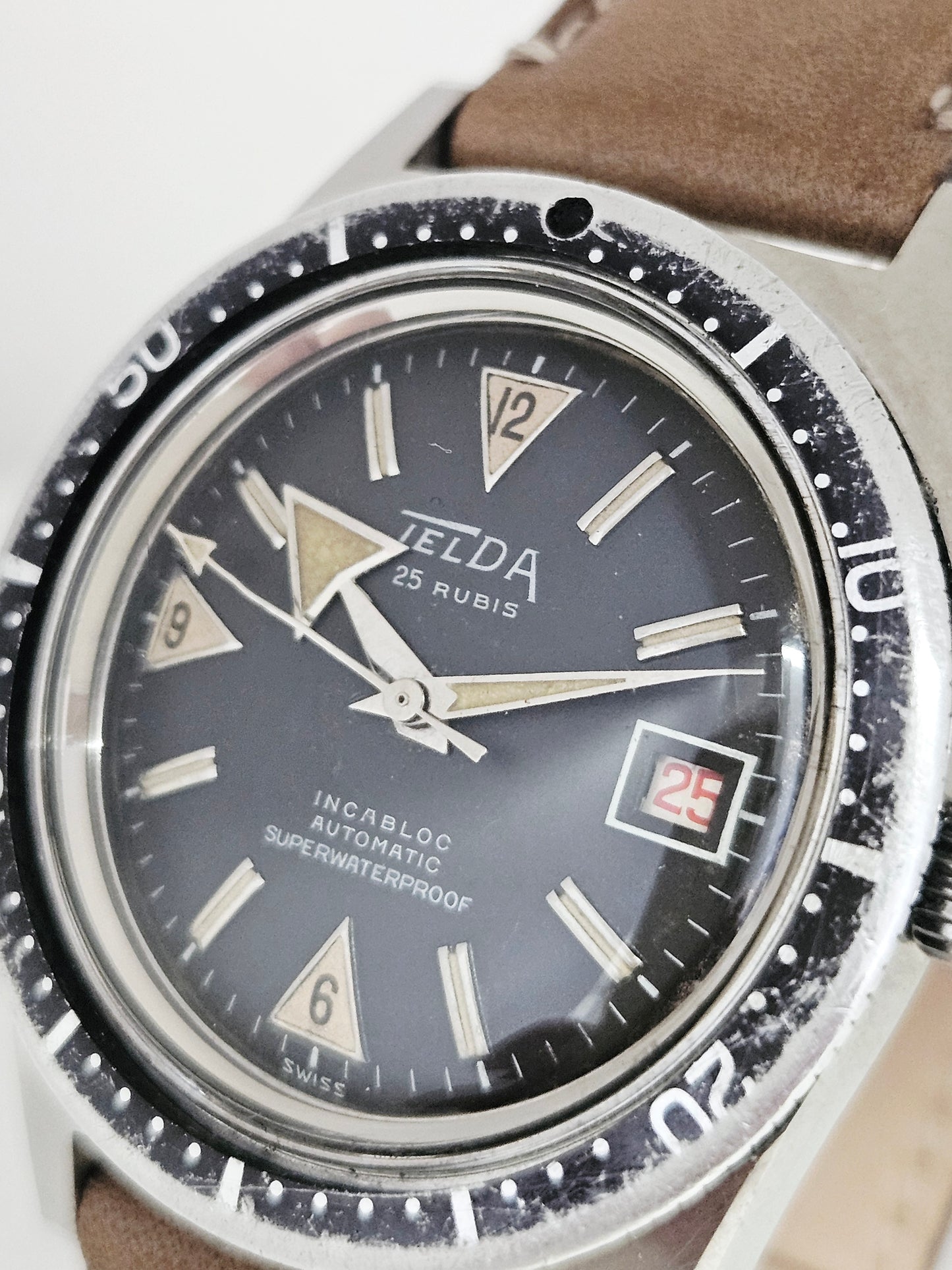 Telda - Diver - Superwaterproof - Automatico - Date Roulette - Swiss Made
