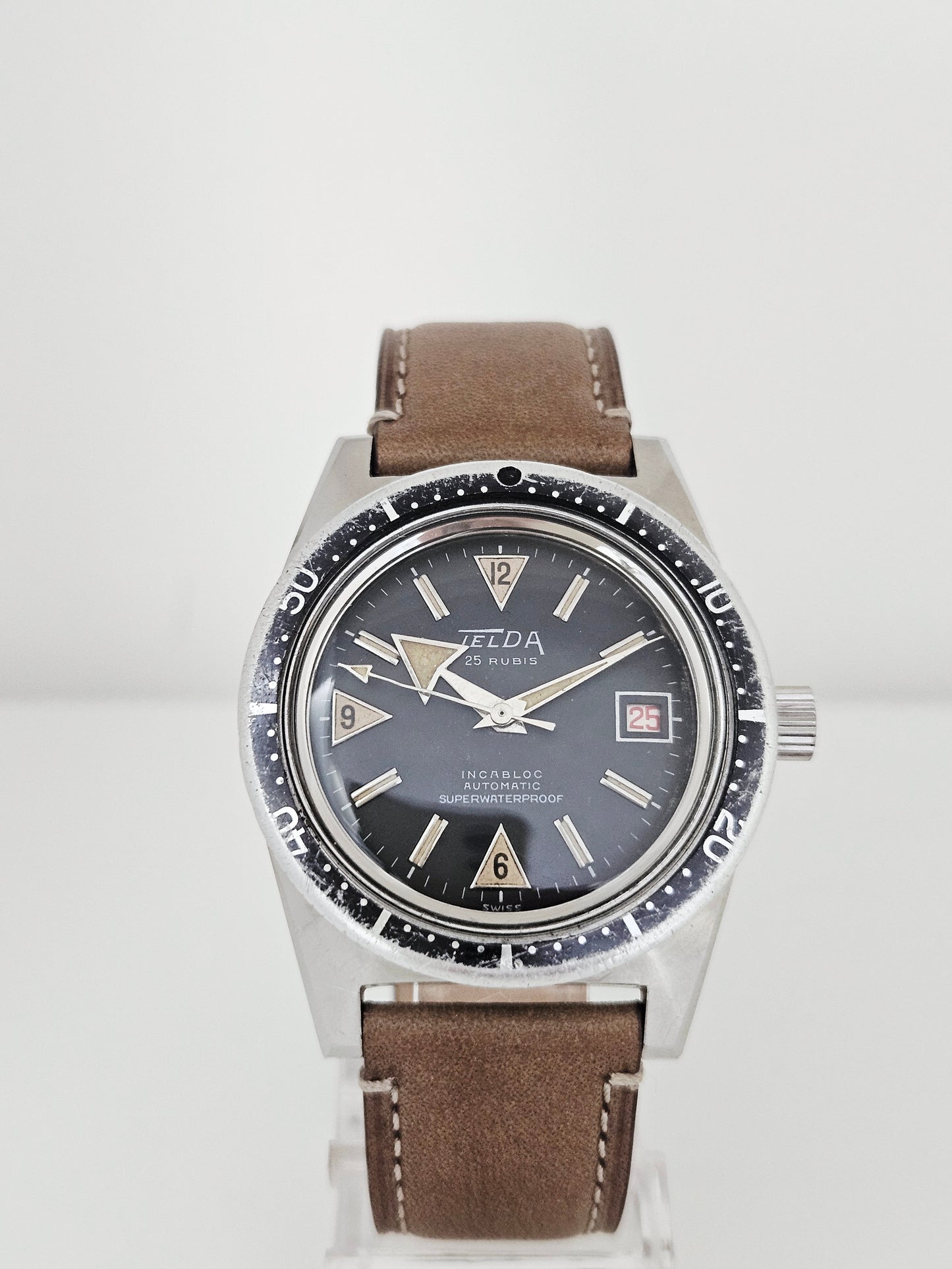 Telda - Diver - Superwaterproof - Automatico - Date Roulette - Swiss Made