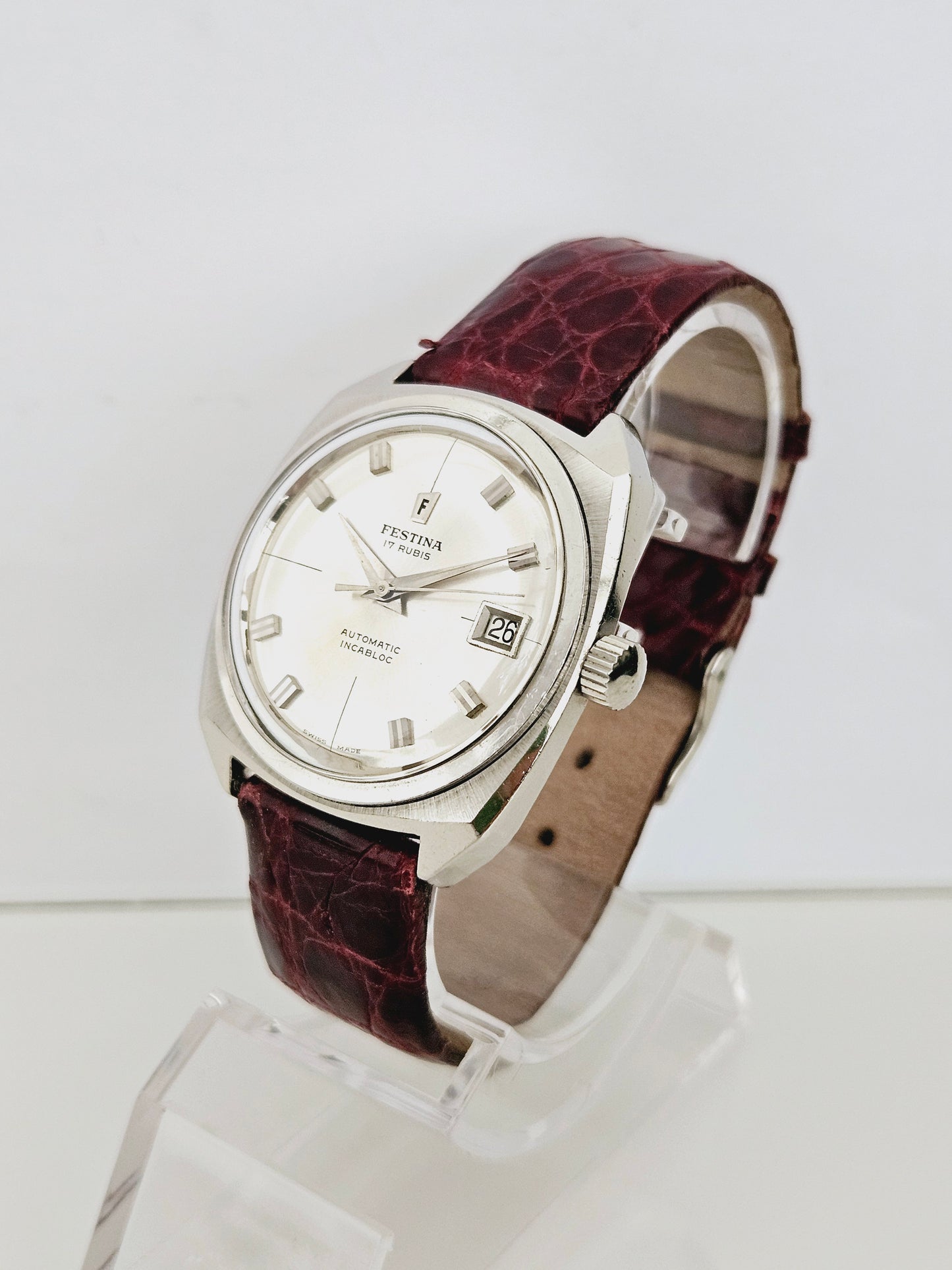 Festina - Automatic - Date - Steel Case 35mm - Vintage Watch