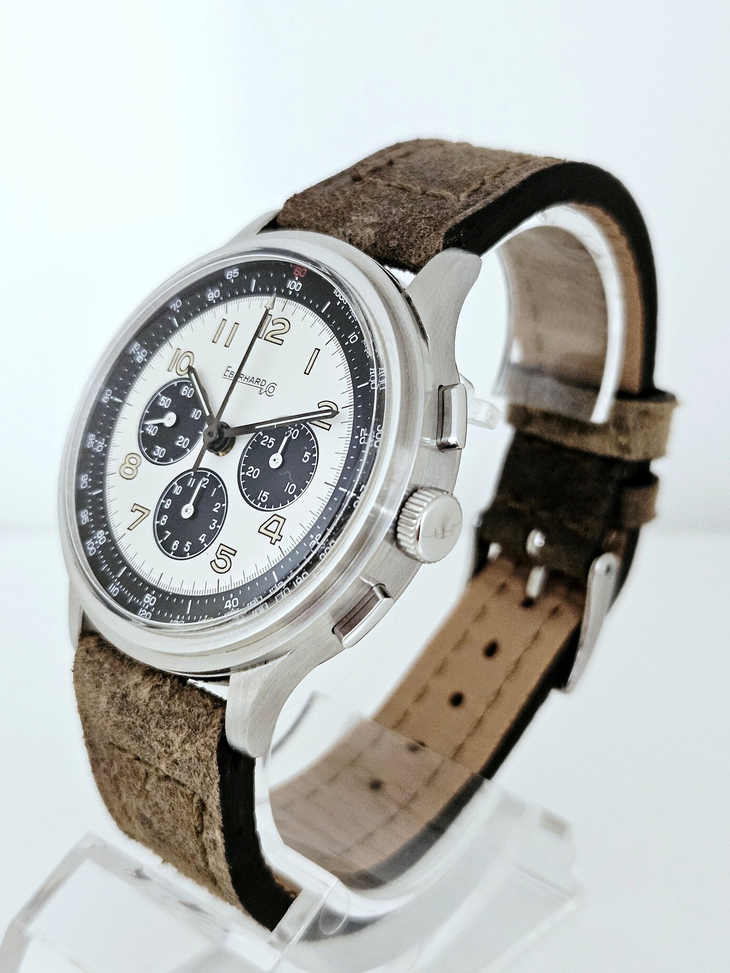 Eberhard & Co. - Mod. Aviograf - Ref. 31018 - Prima Serie - Tricompax Panda Dial