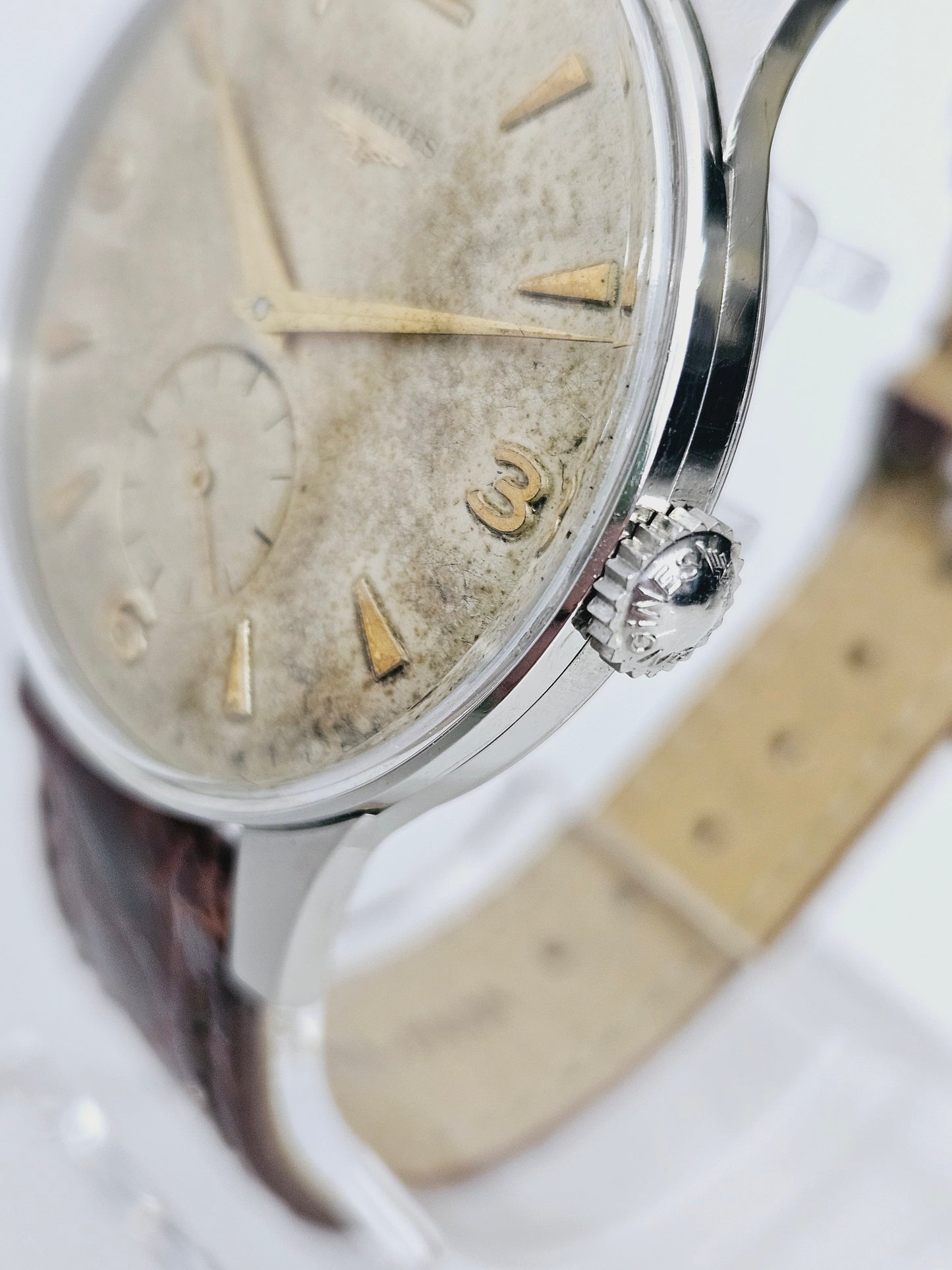 Longines - Calatrava - Ref. 4915 - Oversize Steel Case - Cal. 1268Z