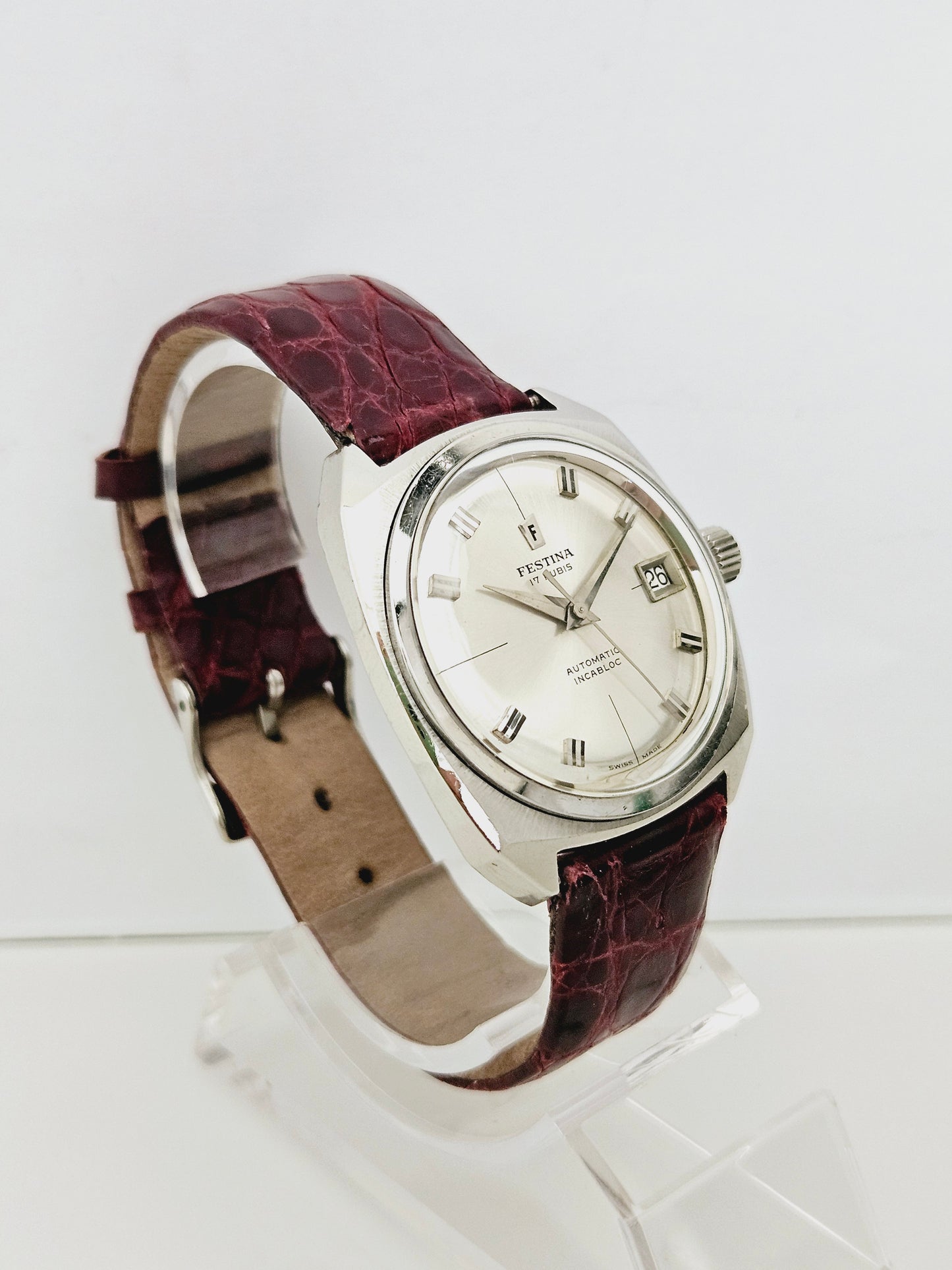 Festina - Automatic - Date - Steel Case 35mm - Vintage Watch