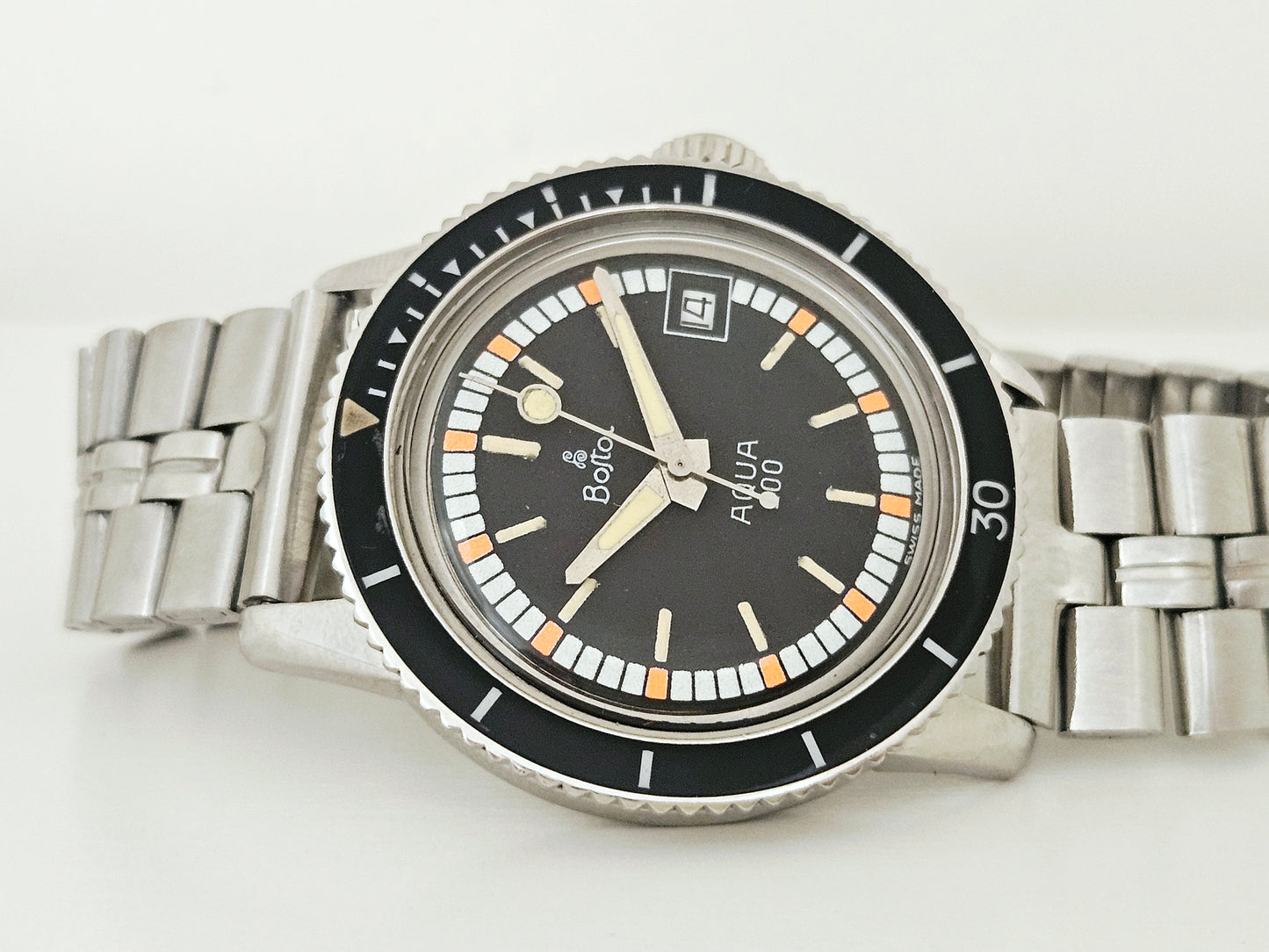Skin Diver - Bostol - Mod. Aqua 200 - Ref 1200 - Automatico - Ghiera Bakelite - Swiss Made