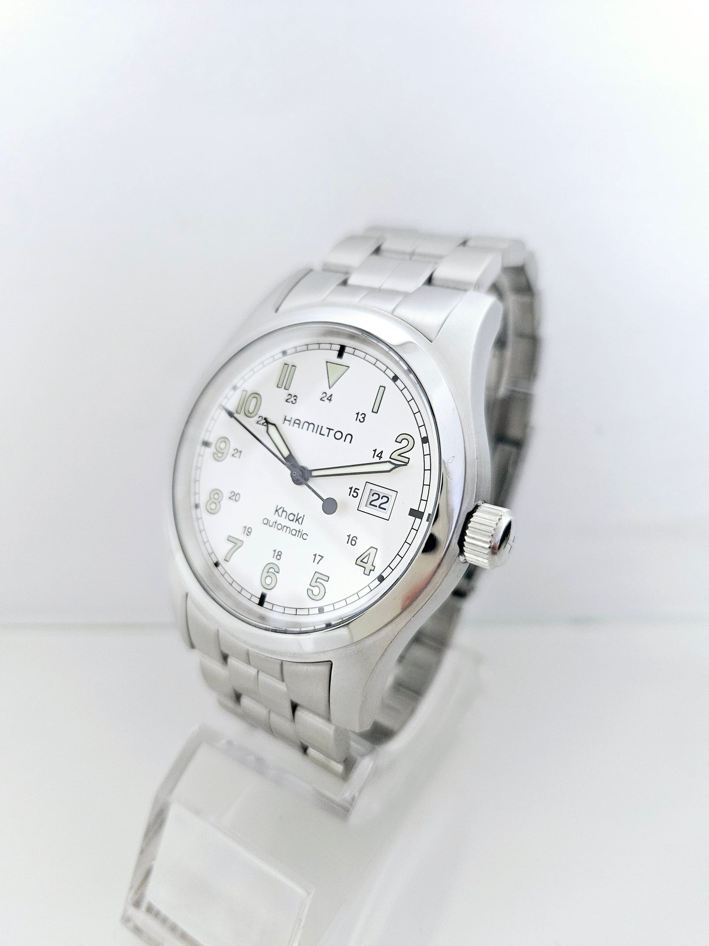 Hamilton - Khaki - Automatico- Ref.041330 - 24h/12h Dial - 42mm