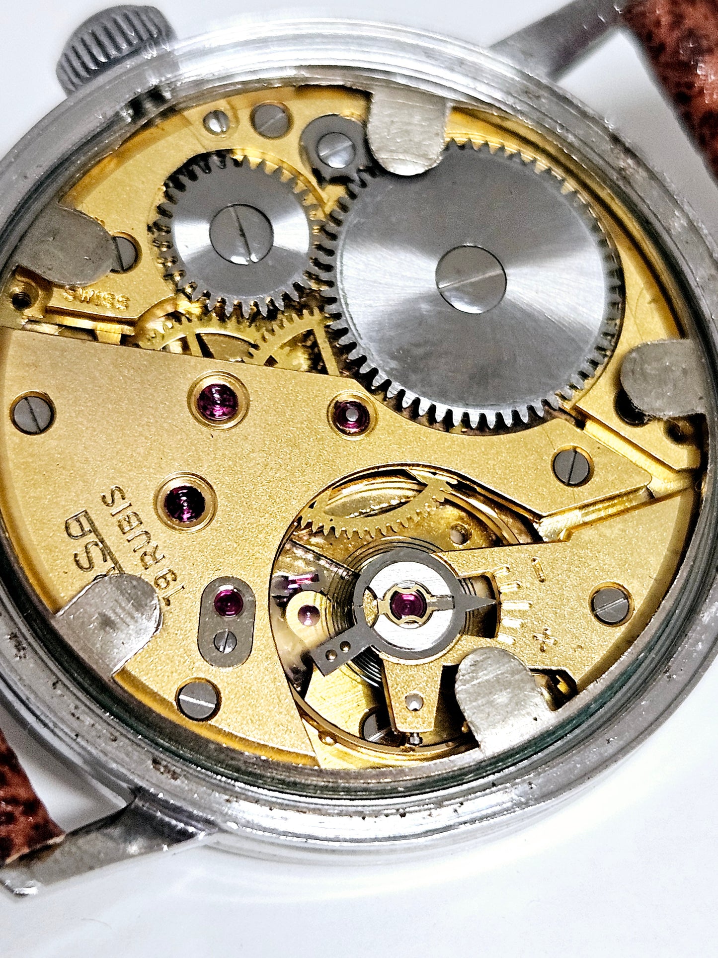 Arsa - Double Signed Montini Da Rin - Steel Case -  Cal. 646-13 - Vintage Watch