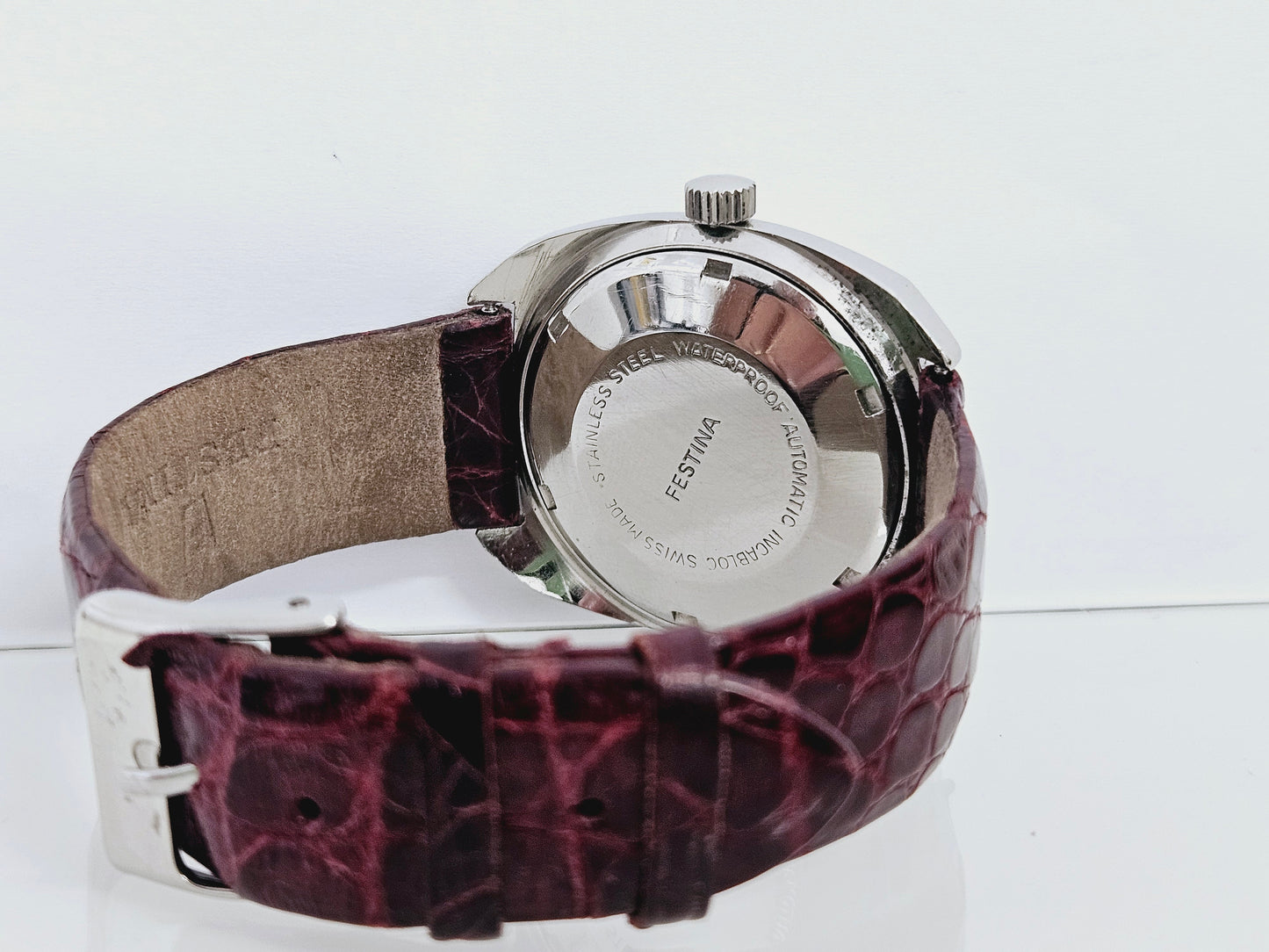 Festina - Automatic - Date - Steel Case 35mm - Vintage Watch