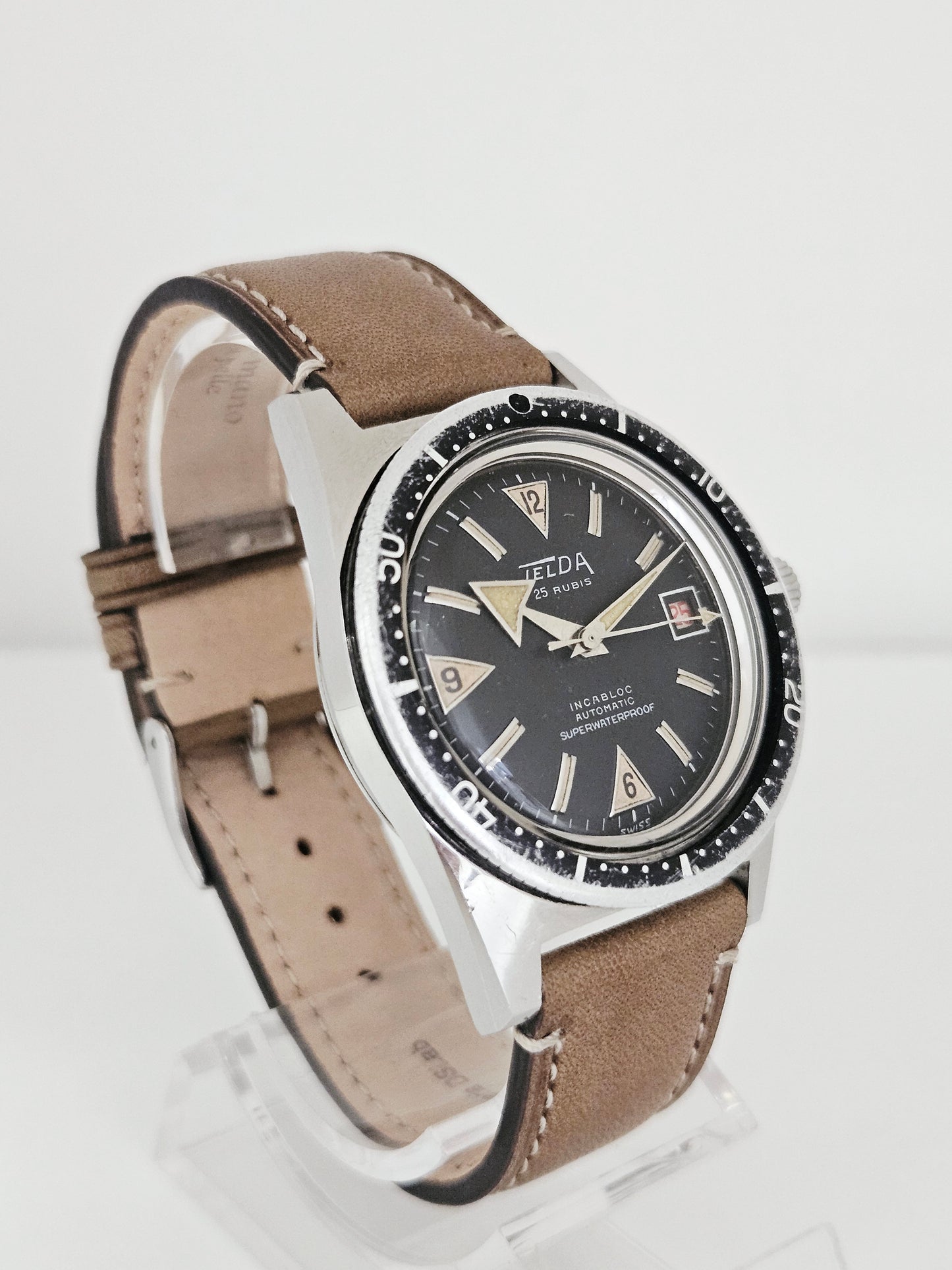 Telda - Diver - Superwaterproof - Automatico - Date Roulette - Swiss Made