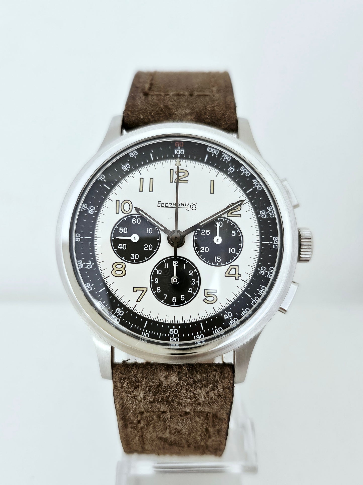 Eberhard & Co. - Mod. Aviograf - Ref. 31018 - Prima Serie - Tricompax Panda Dial