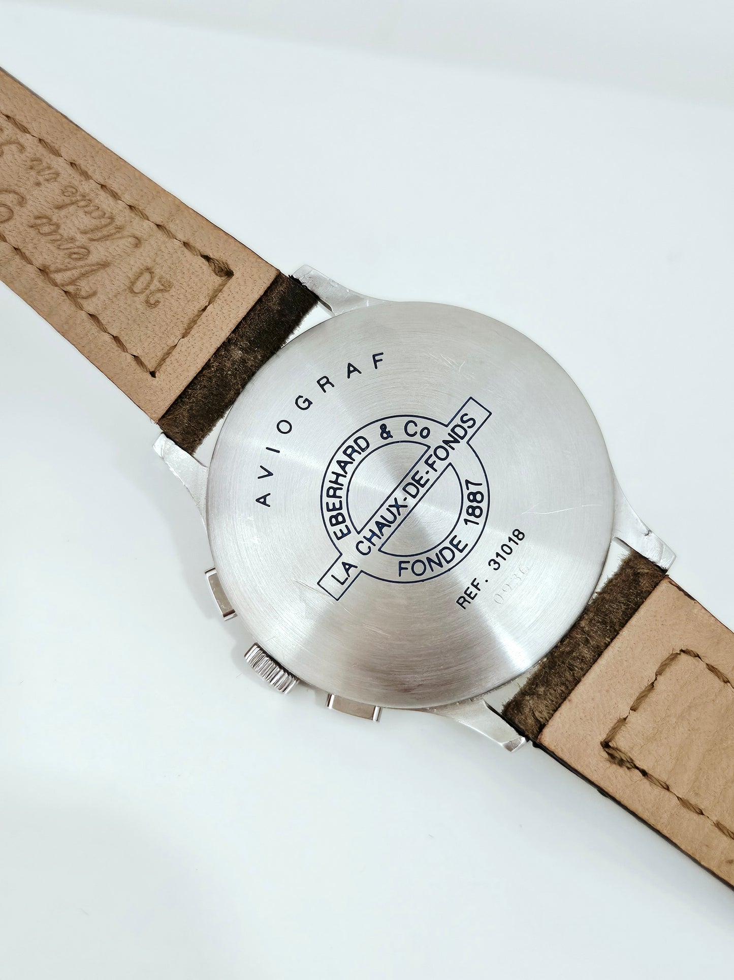 Eberhard & Co. - Mod. Aviograf - Ref. 31018 - Prima Serie - Tricompax Panda Dial