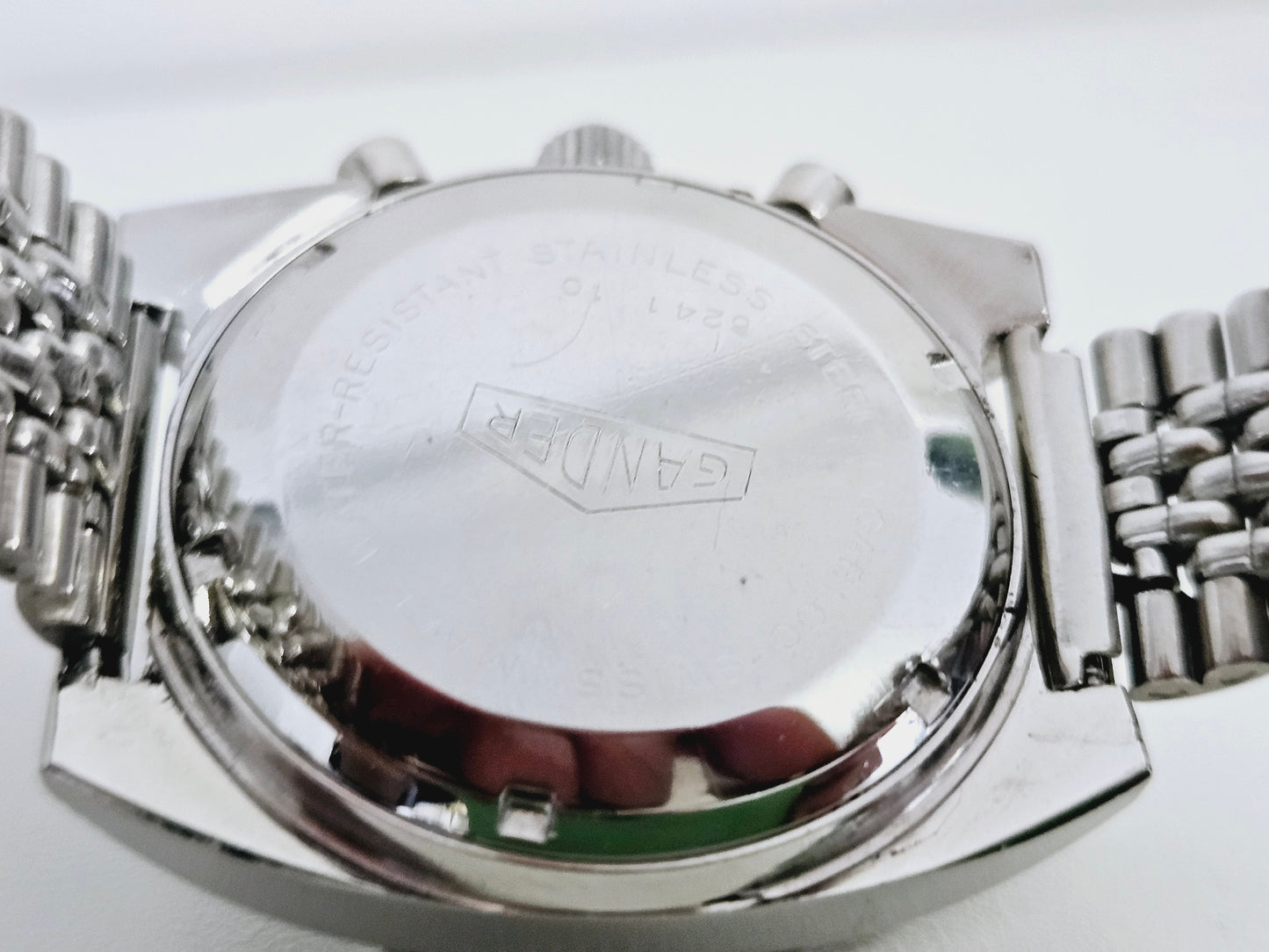 Gander Chronograph Vintage Diver Bakelite Bezel