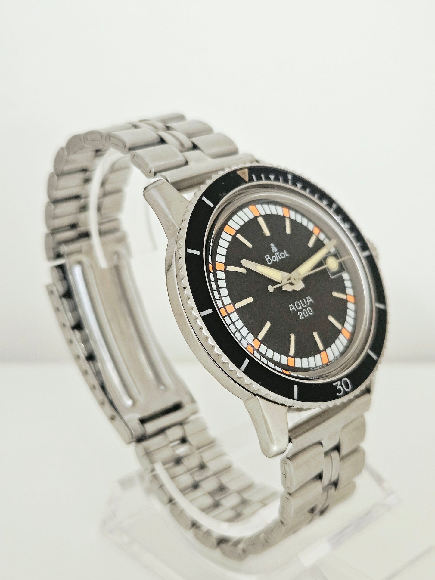 Skin Diver - Bostol - Mod. Aqua 200 - Ref 1200 - Automatico - Ghiera Bakelite - Swiss Made