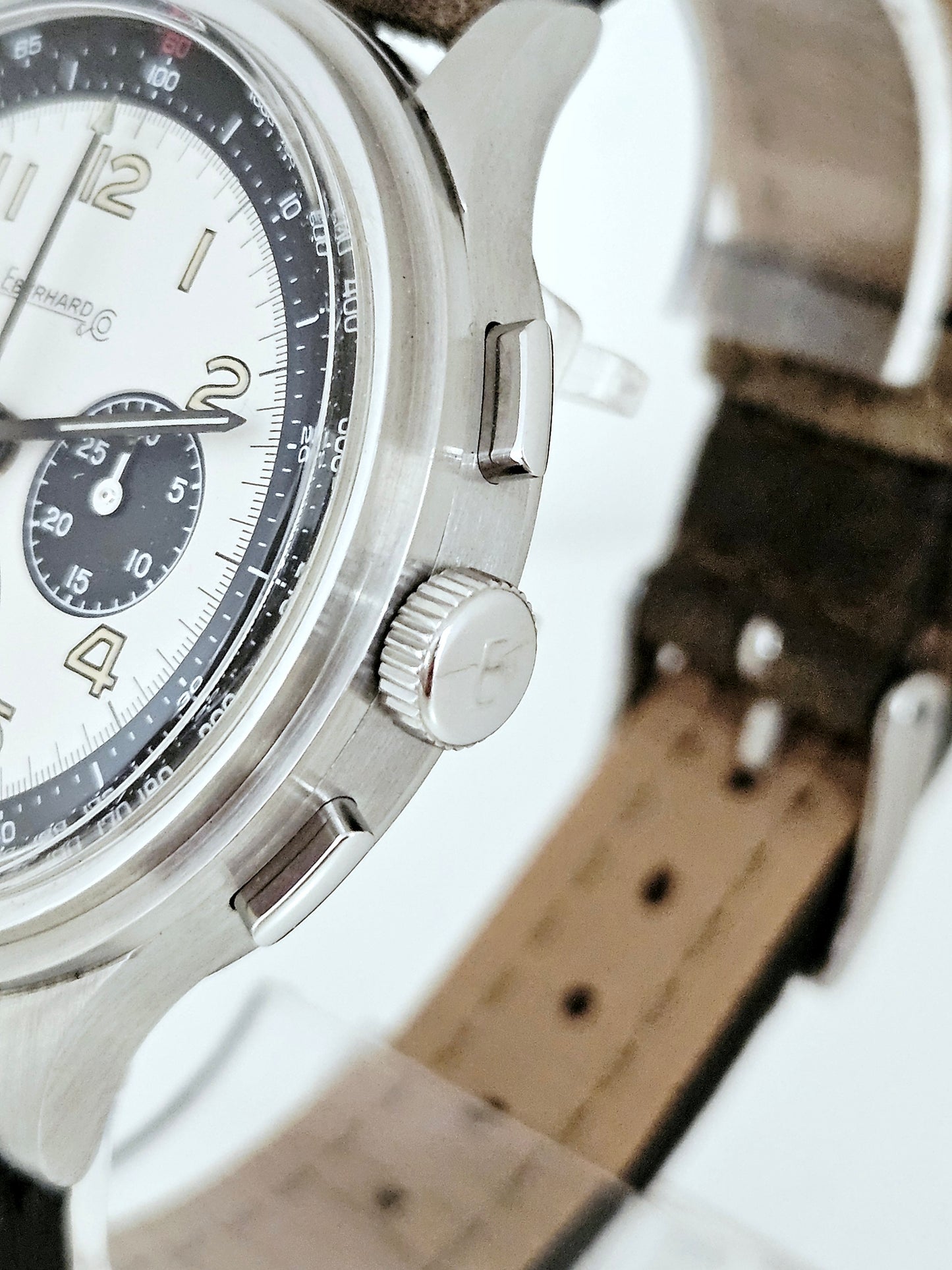 Eberhard & Co. - Mod. Aviograf - Ref. 31018 - Prima Serie - Tricompax Panda Dial