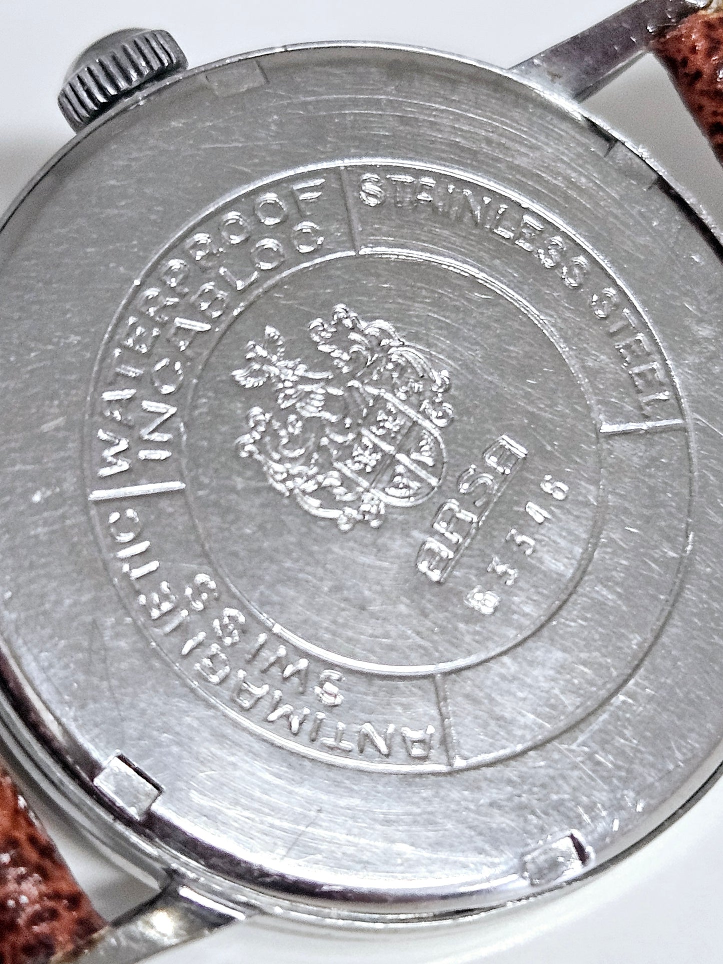 Arsa - Double Signed Montini Da Rin - Steel Case -  Cal. 646-13 - Vintage Watch