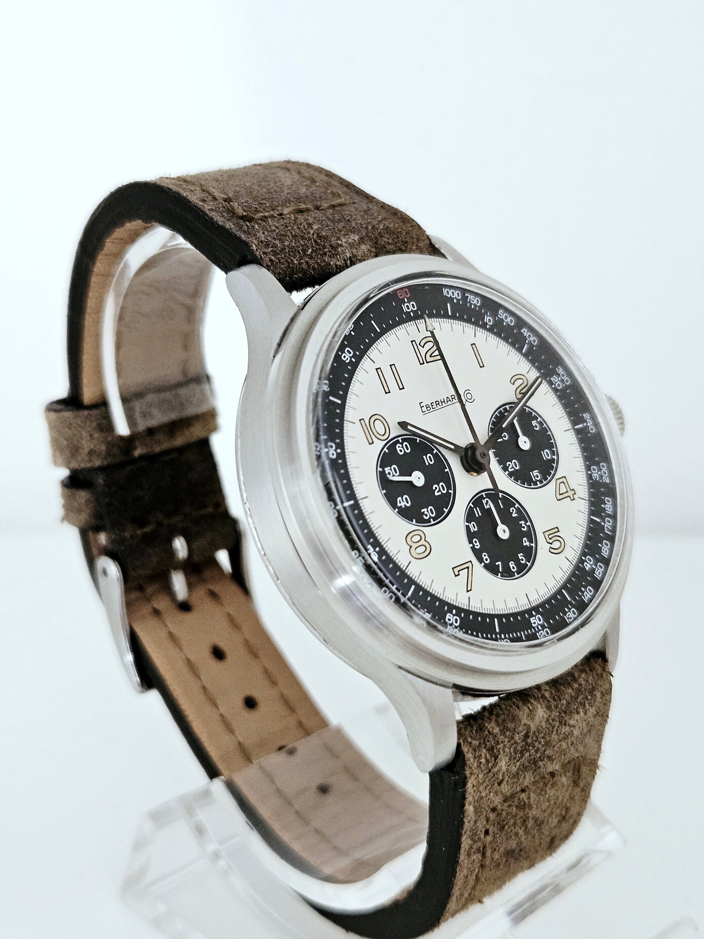 Eberhard & Co. - Mod. Aviograf - Ref. 31018 - Prima Serie - Tricompax Panda Dial