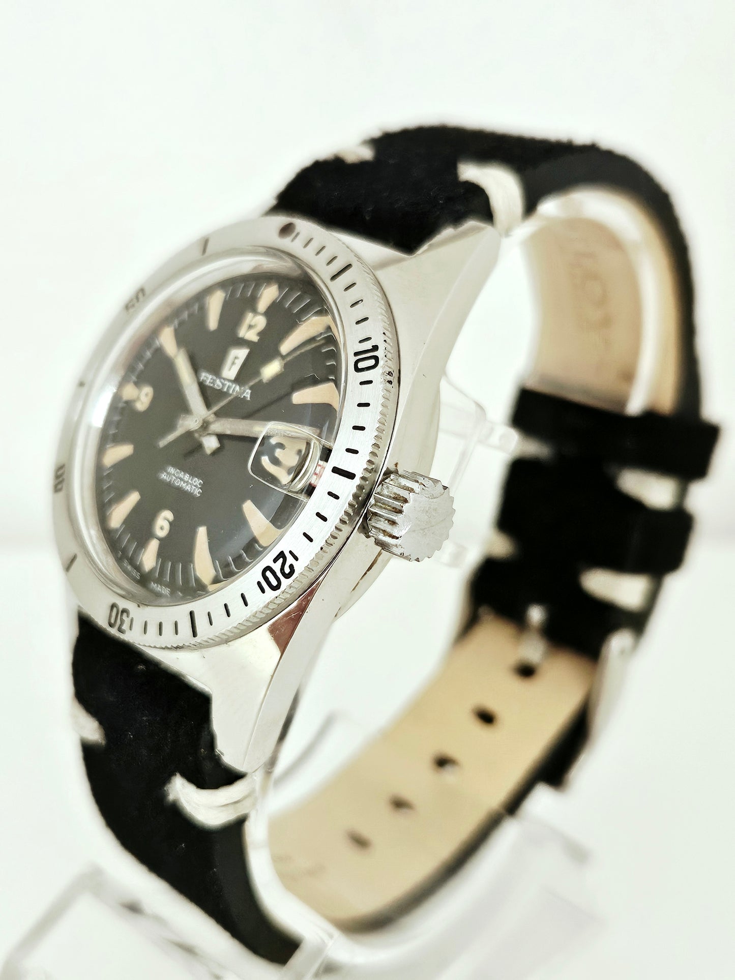 Festina - Skin Diver 600 Feet - Automatico - Steel Case - TSwissT