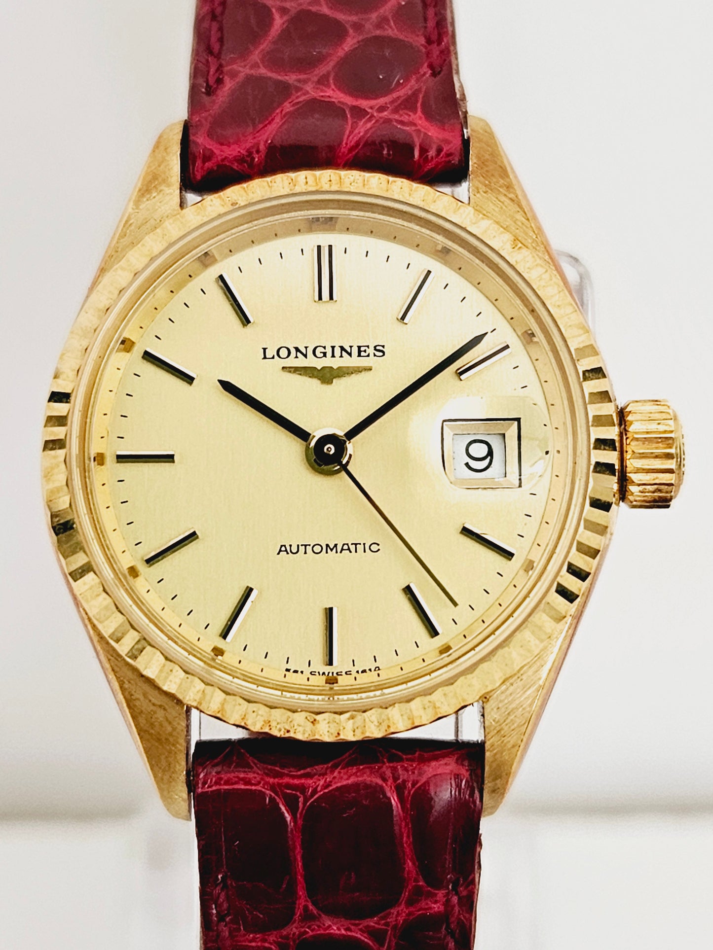 Longines Date Automatico Gold 18 kt NOS