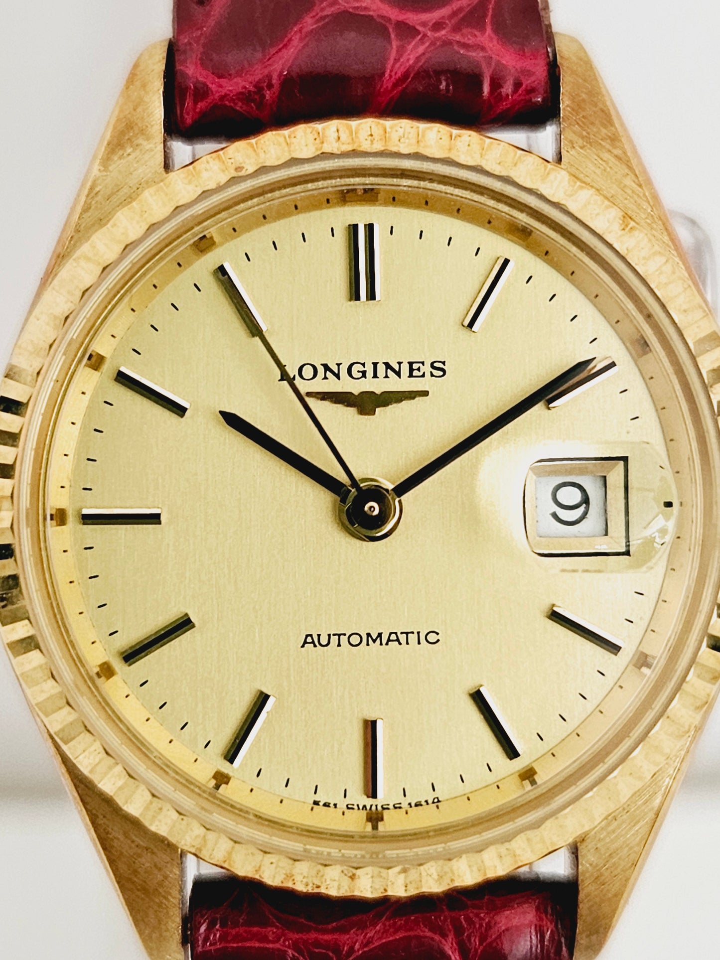 Longines Date Automatico Gold 18 kt NOS