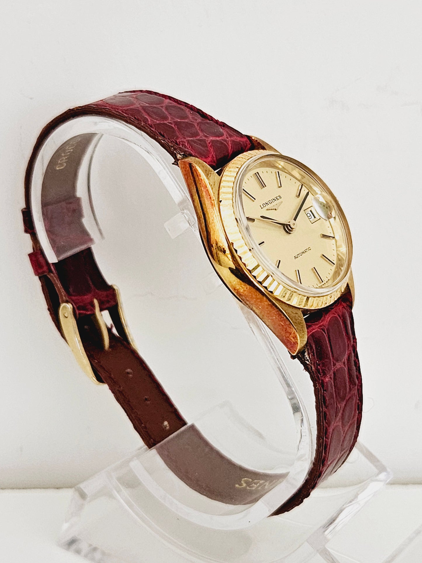 Longines Date Automatico Gold 18 kt NOS