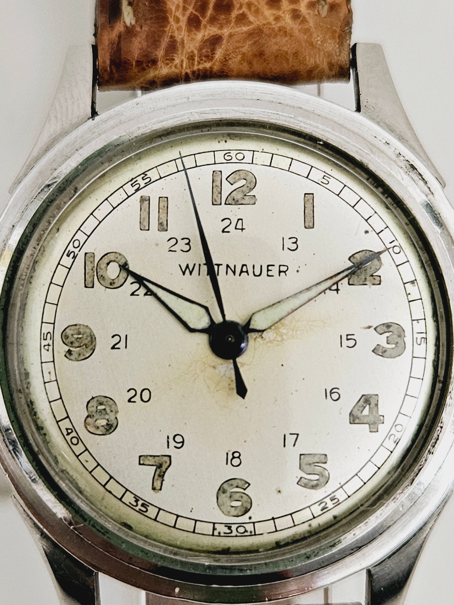 Wittnauer - 24H - WWII Military Watch - Stainless Steel - Vintage 1940