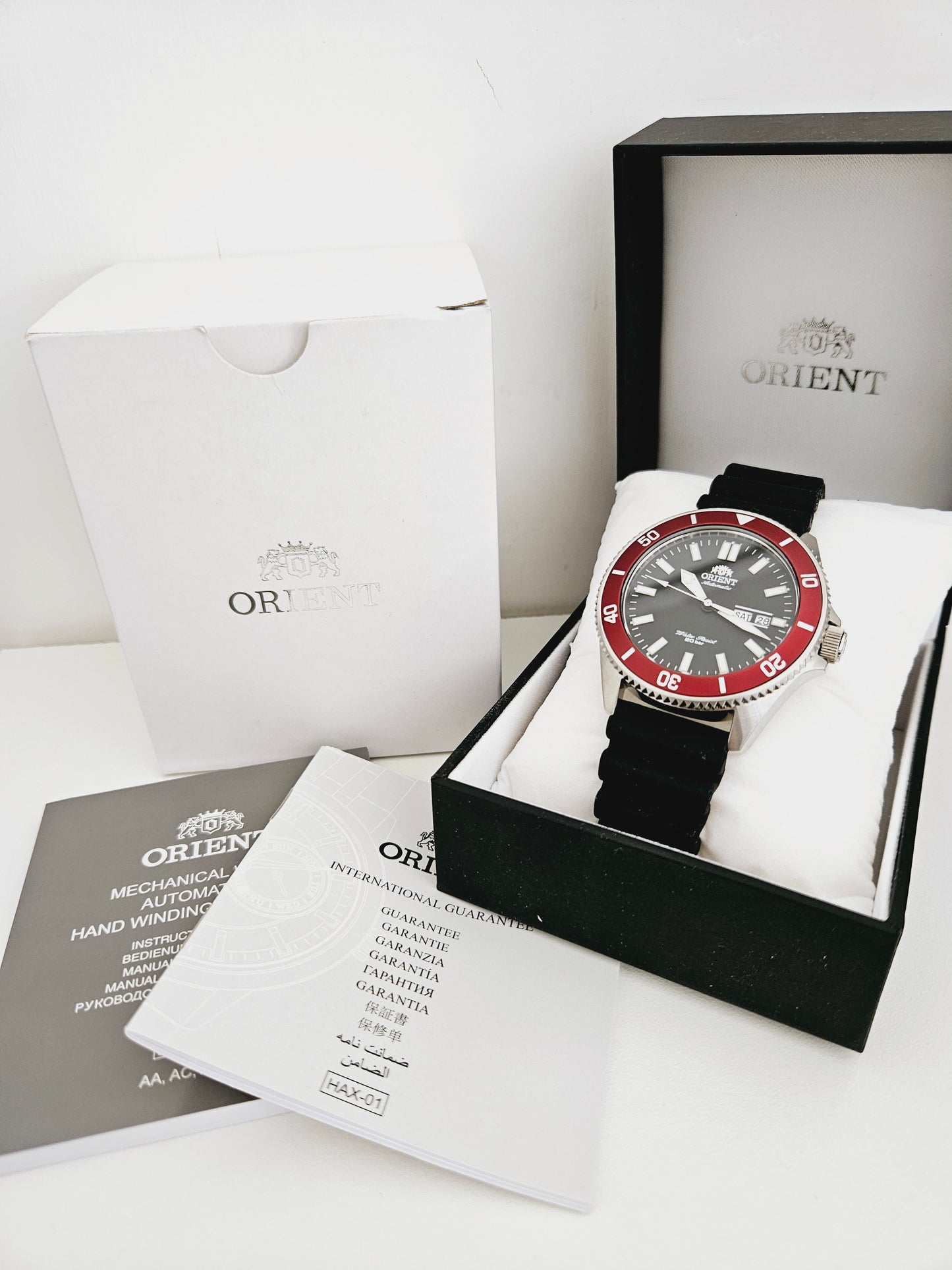 Orient Big Mako Red Diver Nuovo