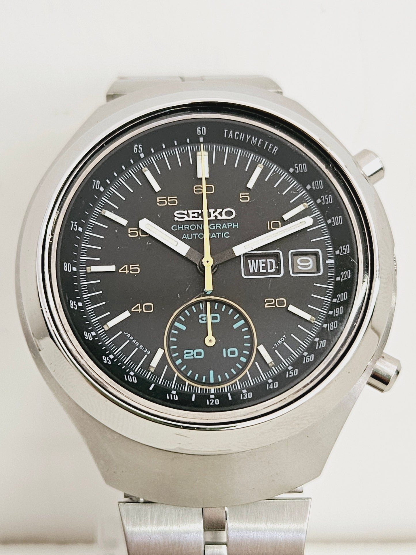 Seiko 6139-7100 Helmet Darth Vader Chronograph 1976