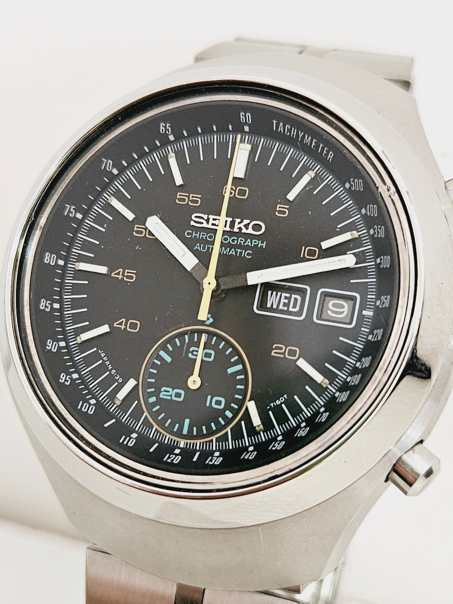 Seiko 6139-7100 Helmet Darth Vader Chronograph 1976