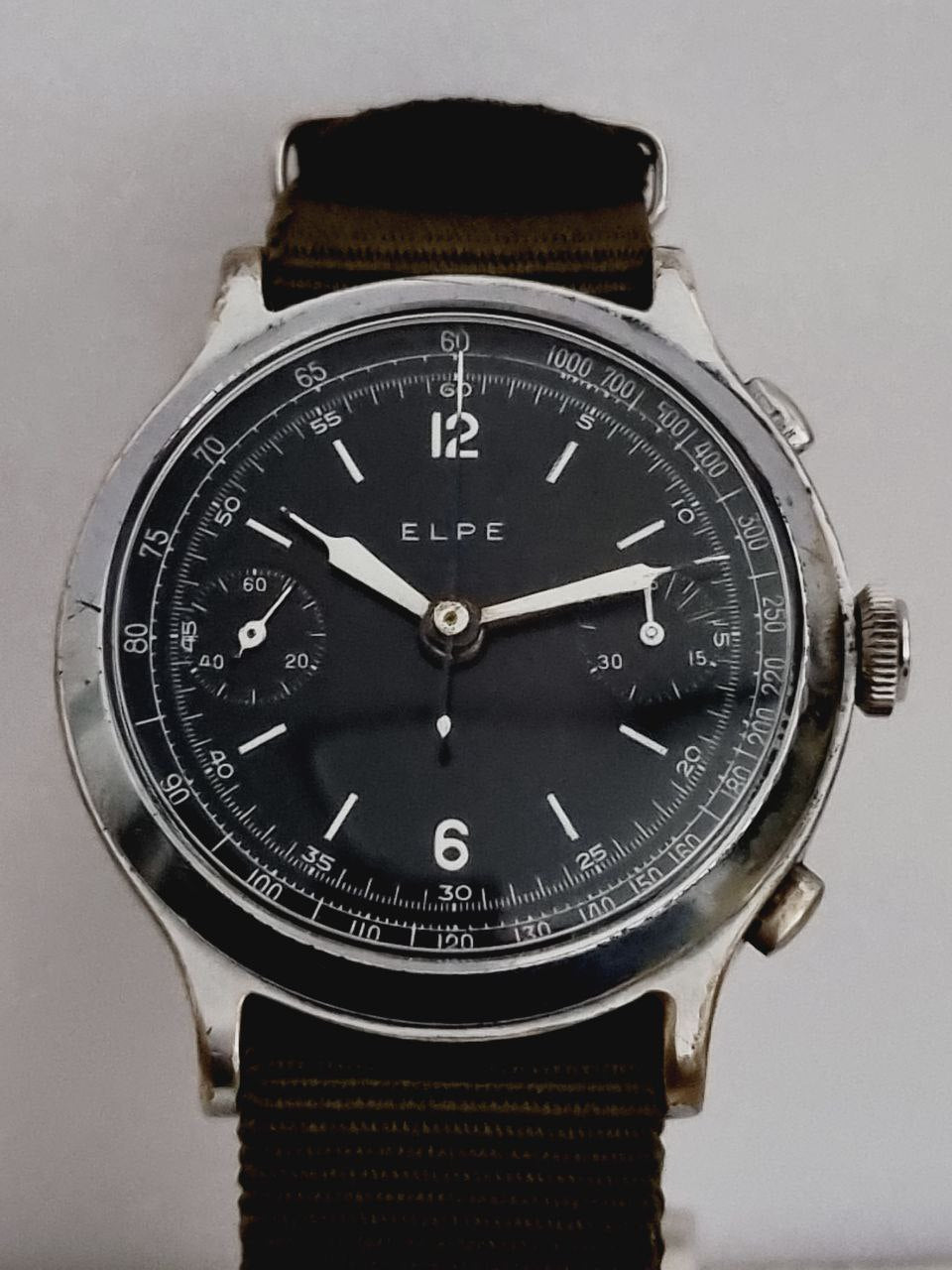 Elpe - Landeron 2 - Chronograph - Oversize - Vintage Watch