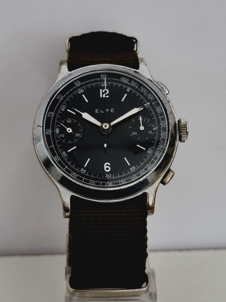 Elpe - Landeron 2 - Chronograph - Oversize - Vintage Watch