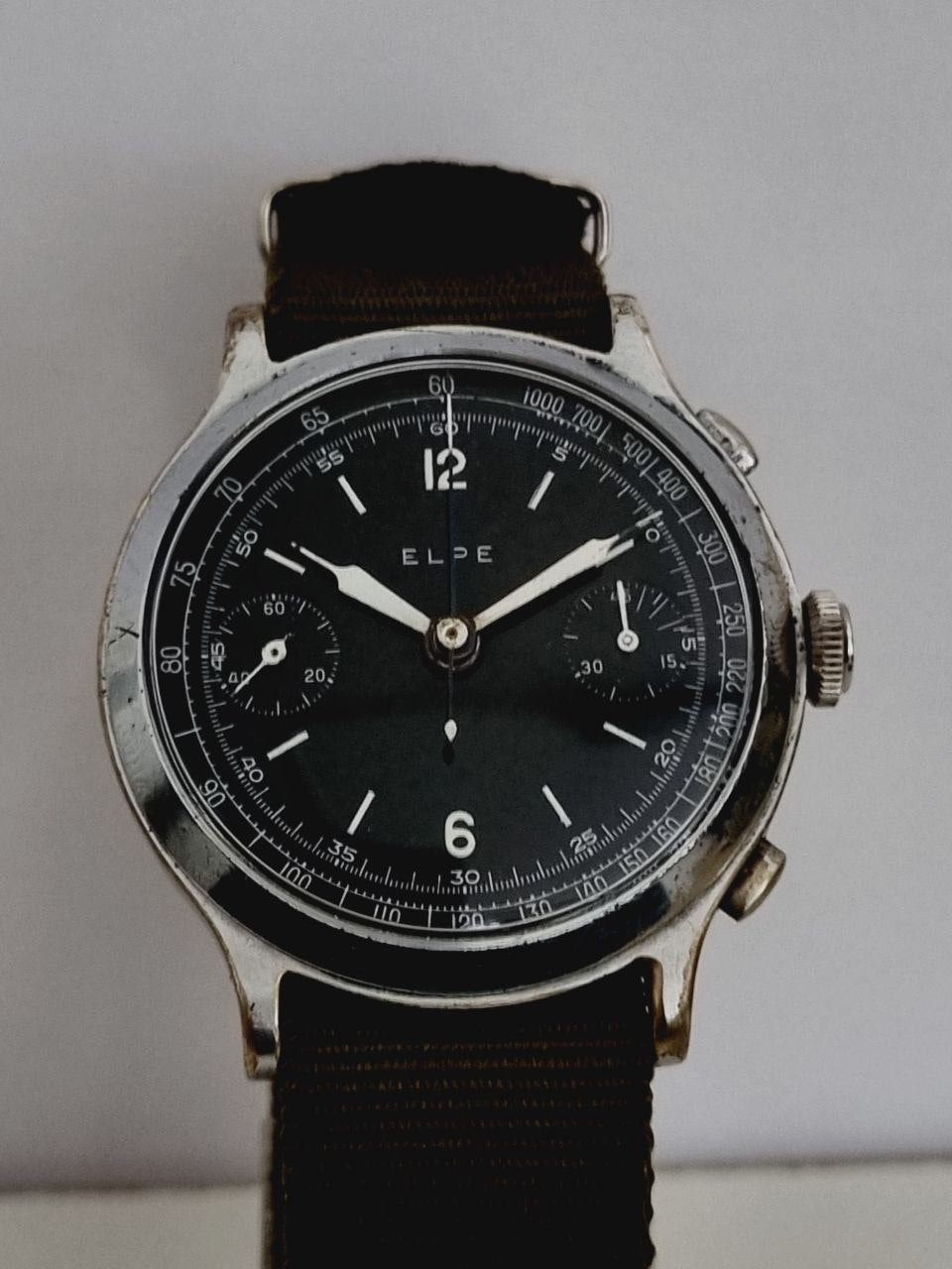 Elpe - Landeron 2 - Chronograph - Oversize - Vintage Watch