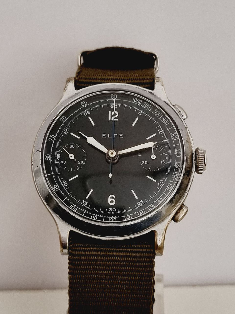 Elpe - Landeron 2 - Chronograph - Oversize - Vintage Watch