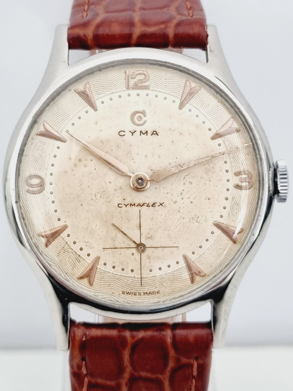 Cyma - Cymaflex - Oversize 37,5mm -  Cal. 586K - Vintage Watch