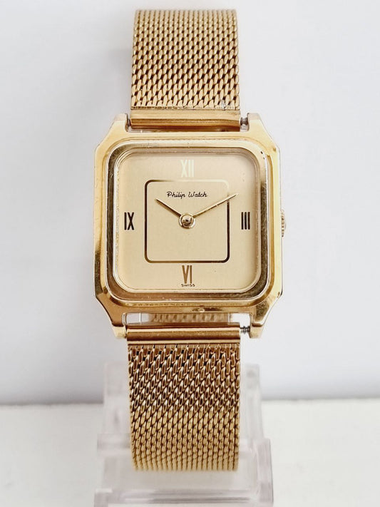 Philip Watch - Square Case - Carica Manuale - Vintage Dress Watch