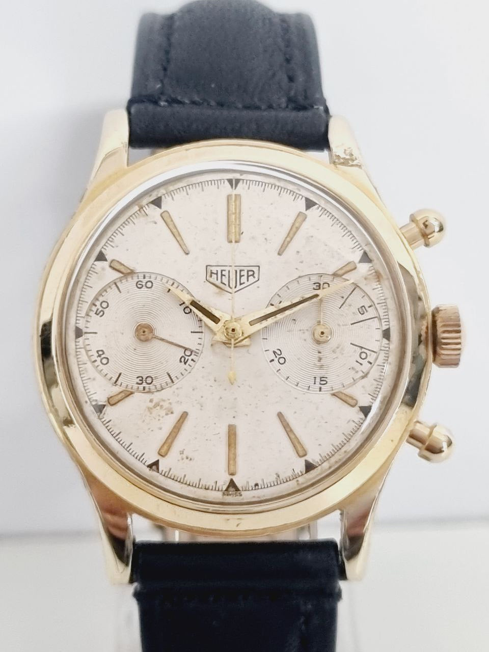 Heuer - Pre Carrera - "Big Eyes" - Chronograph Vintage - Valjoux 92