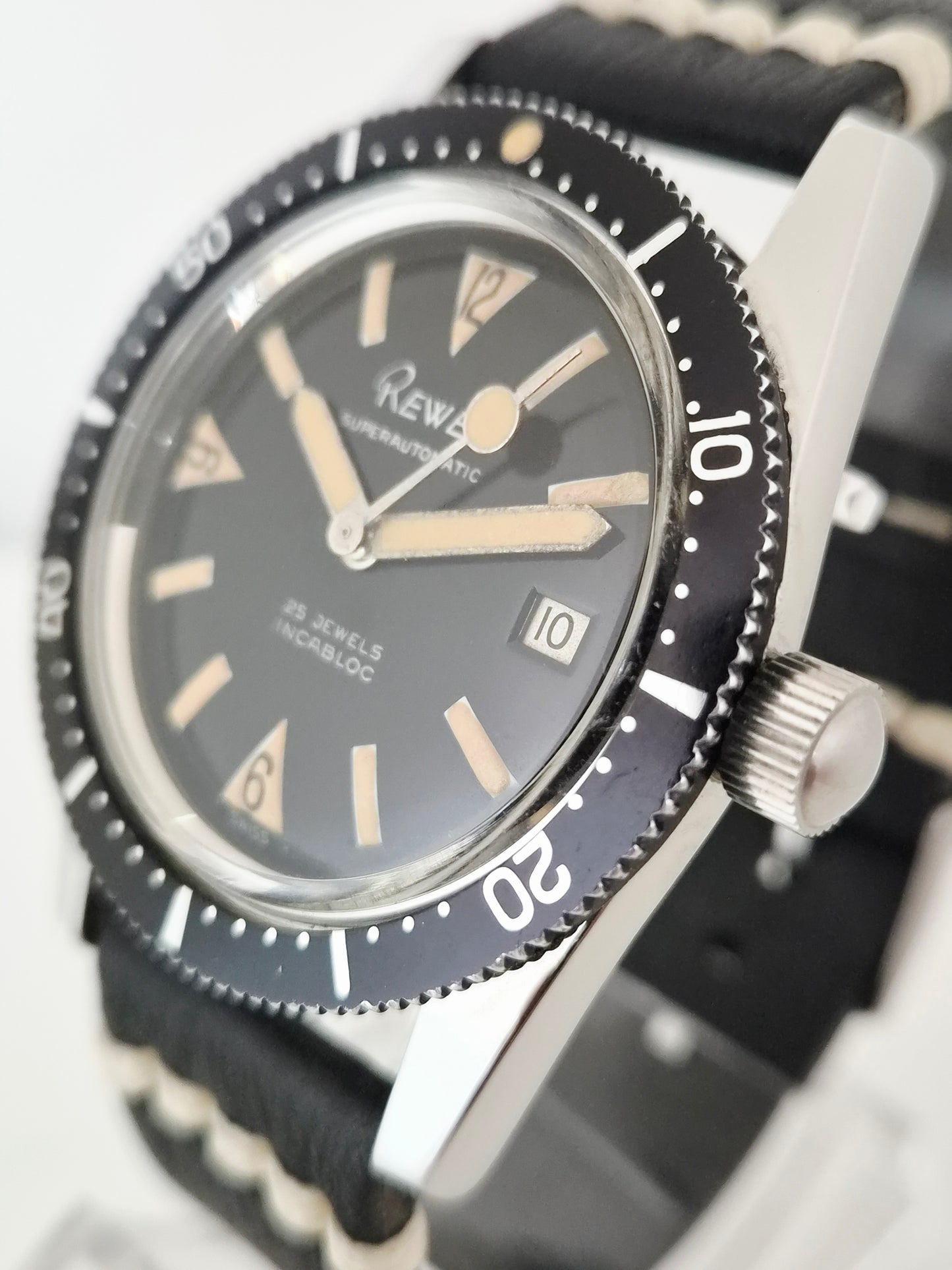 Rewel - Skin Diver - Mod. Submarine - Automatico - Steel Case 38 mm