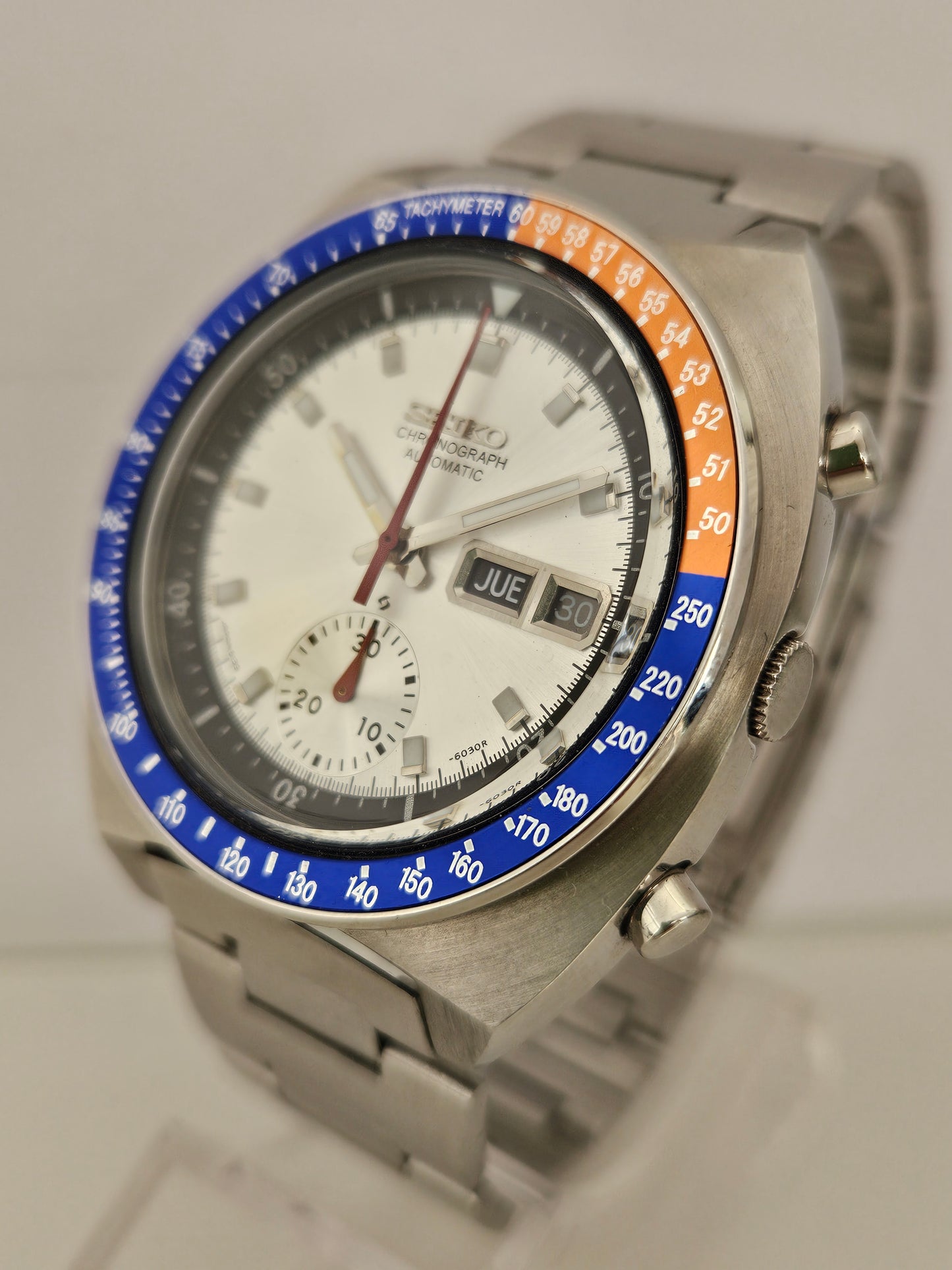 Seiko Pogue - Chronograph - Ref. 6139-6002 - Silver Dial