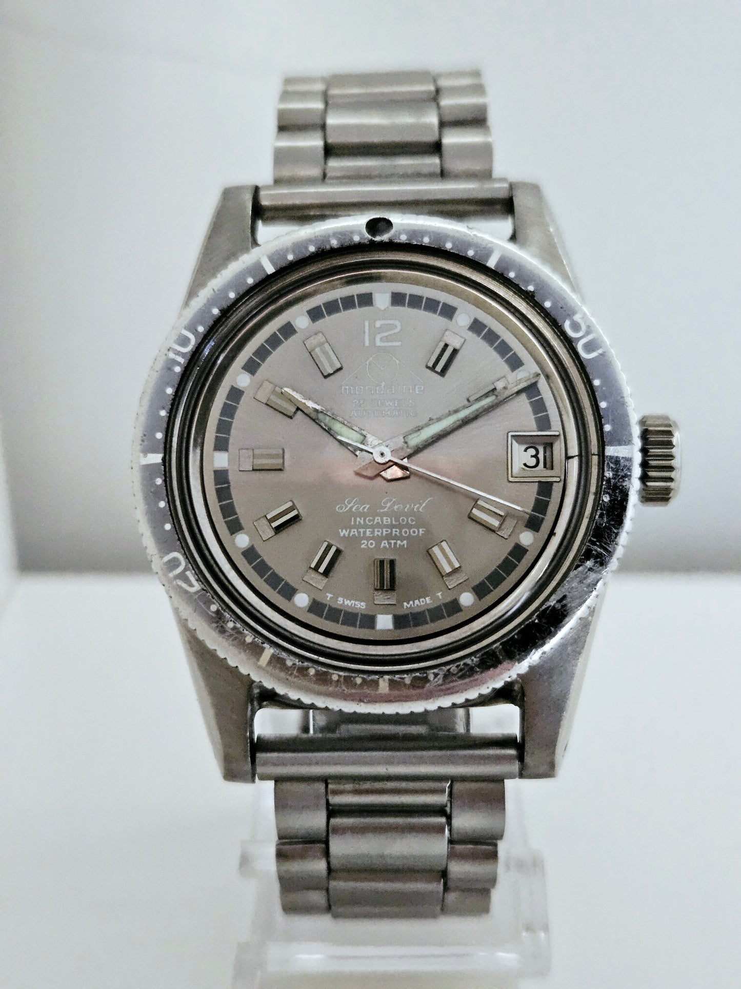 Mondaine - Sea Devil - Ref. 1300 - Calypsomatic Case - Diver 20 Atmos