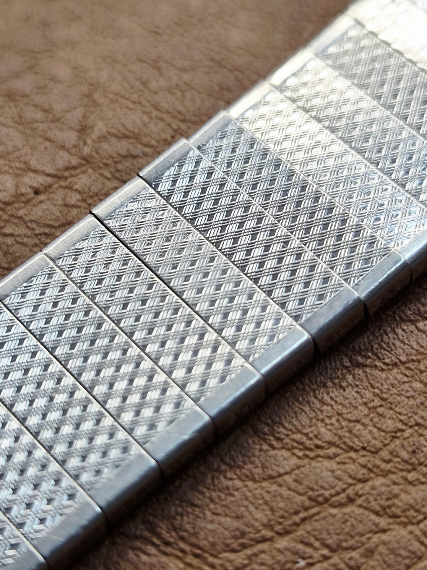Bracciale STL Stelux - Acciaio Vintage - Prov. Pat 44865/65 - 19 mm