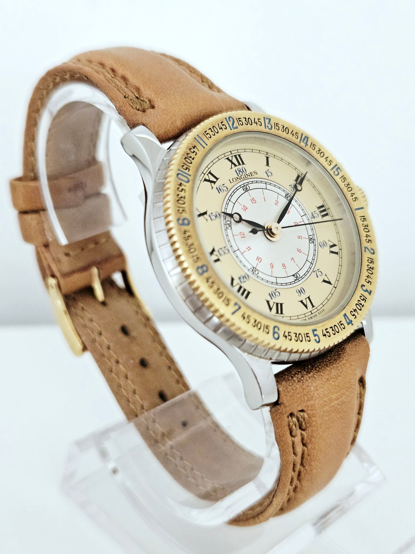 Longines - Lindbergh Hour Angle - Ref. 628-5229 - Gold/Steel - Full Set