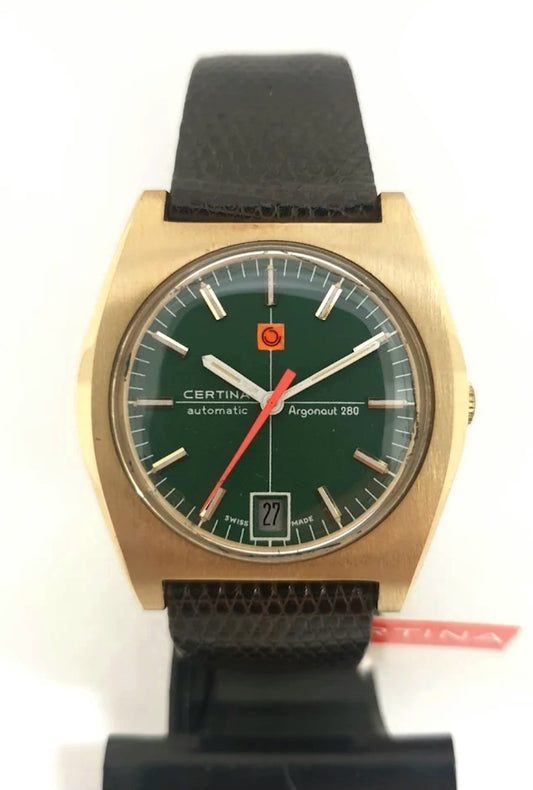 Certina - Argonaut 280 - Automatico - New Old Stock - Green Dial
