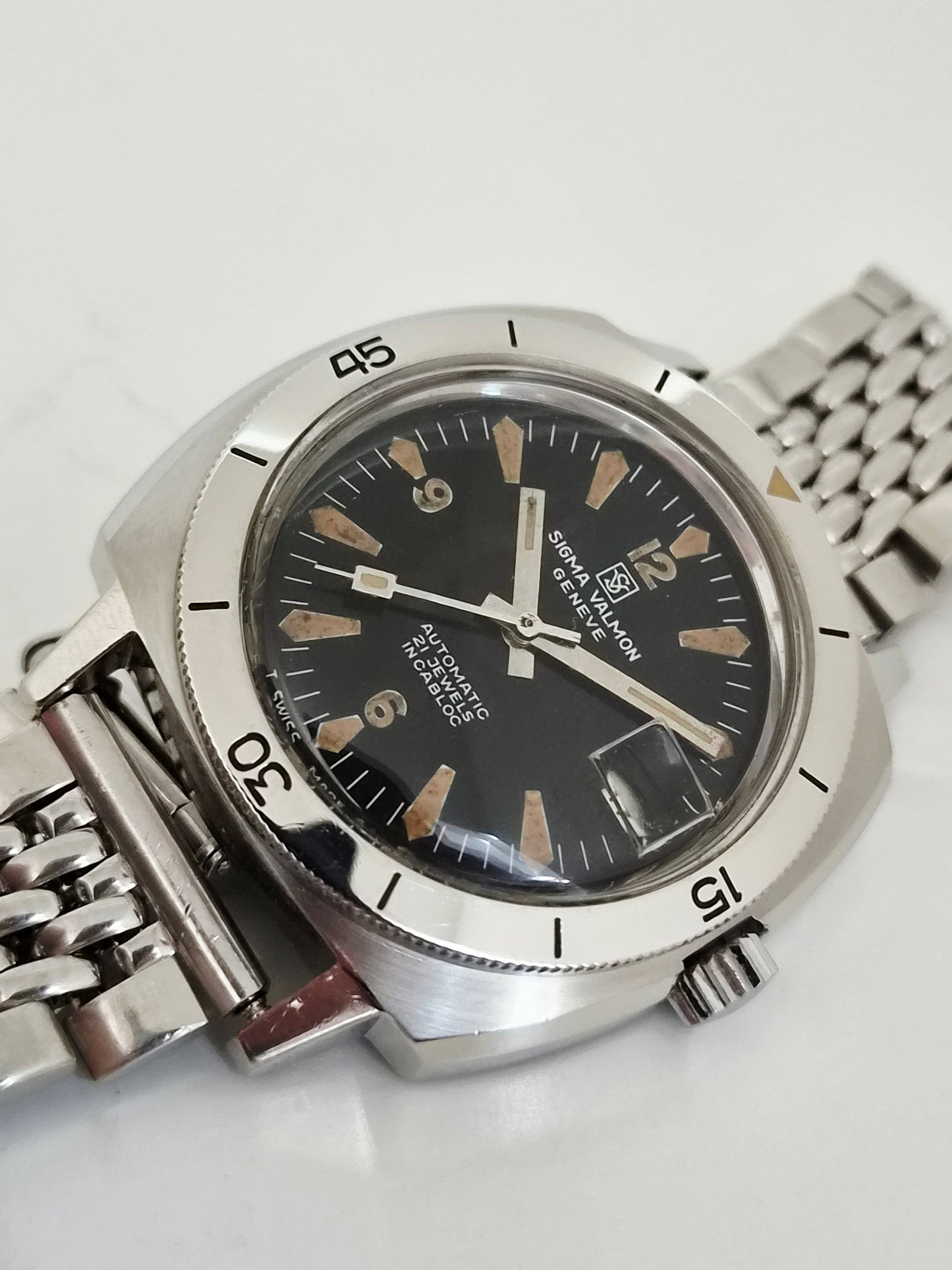 Sigma Valmon Genève- Baby Pam -  Ref. 1199 -  Diver - 600Ft